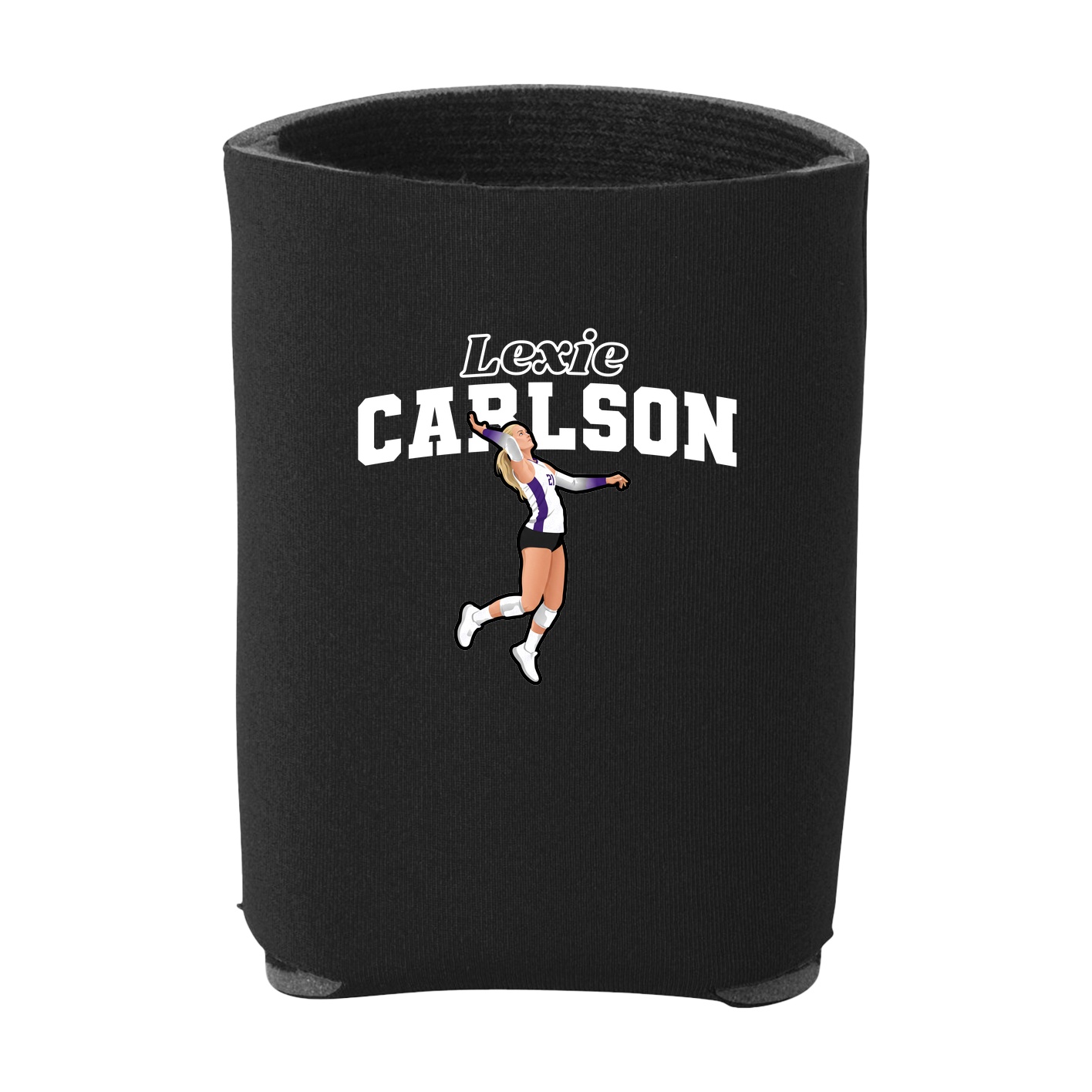Can Holder — Name Arch in Black