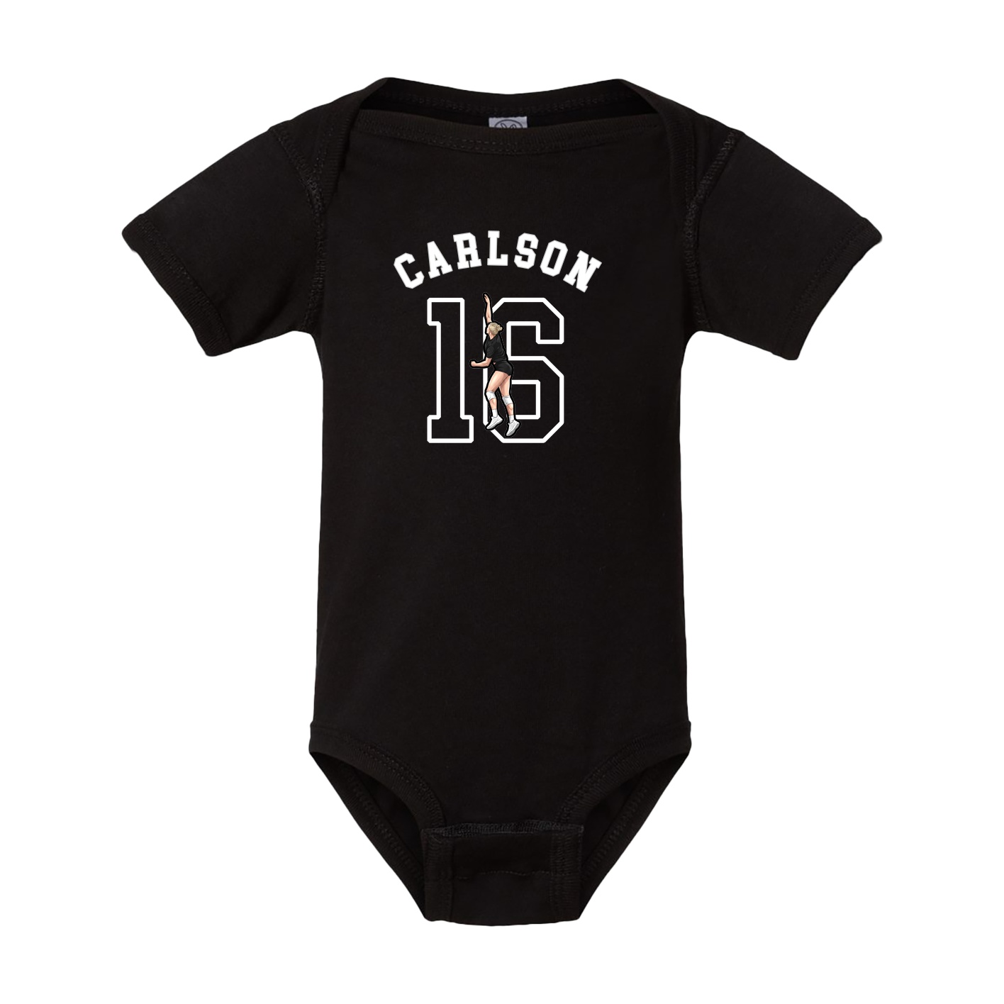 Baby Onesie — Shirsey Arch in Black