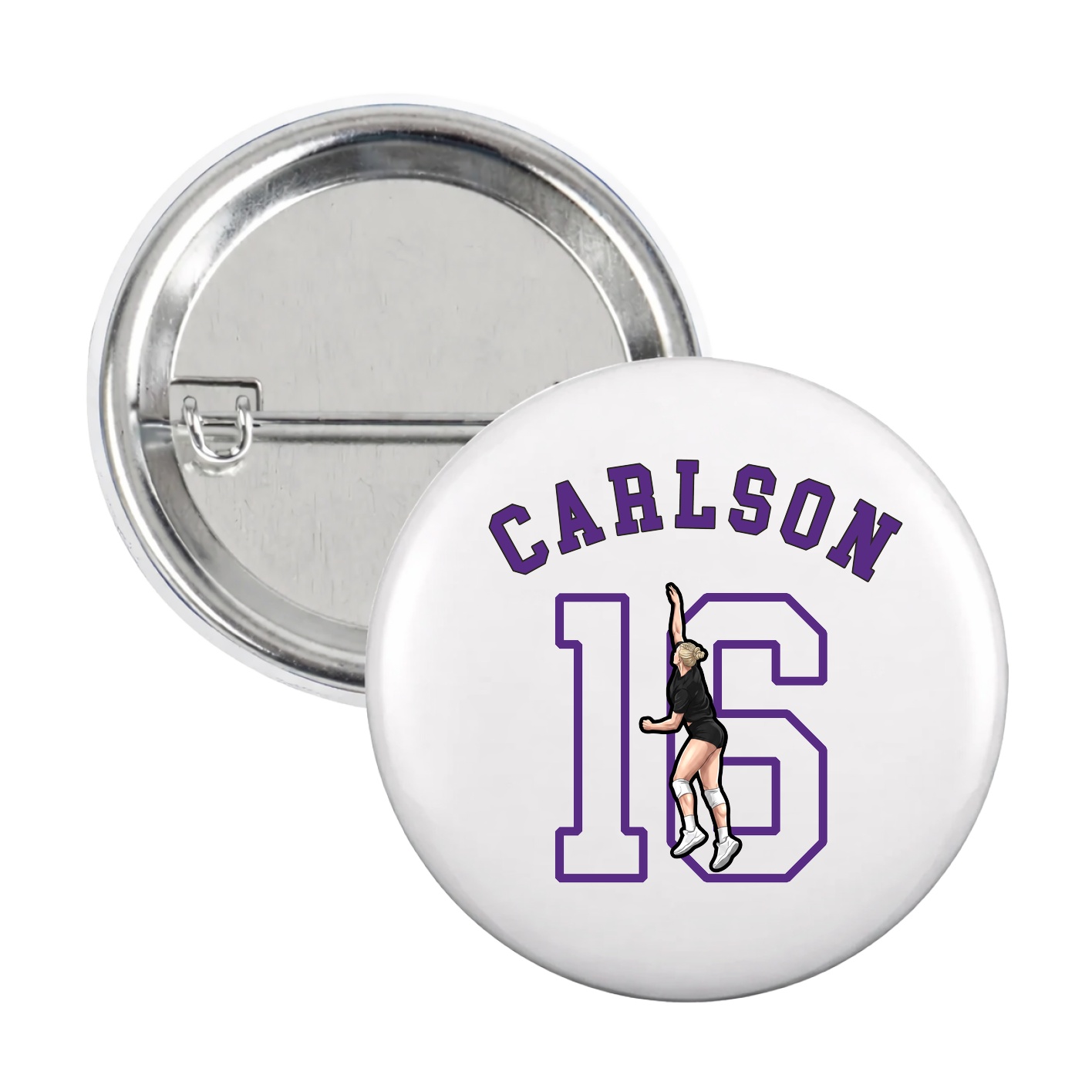 Game Day Button — Shirsey Arch in White