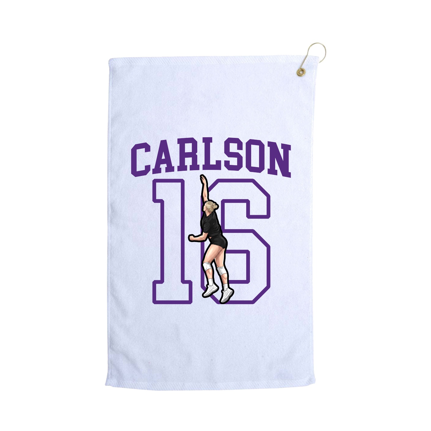 Golf Towel — Shirsey in White