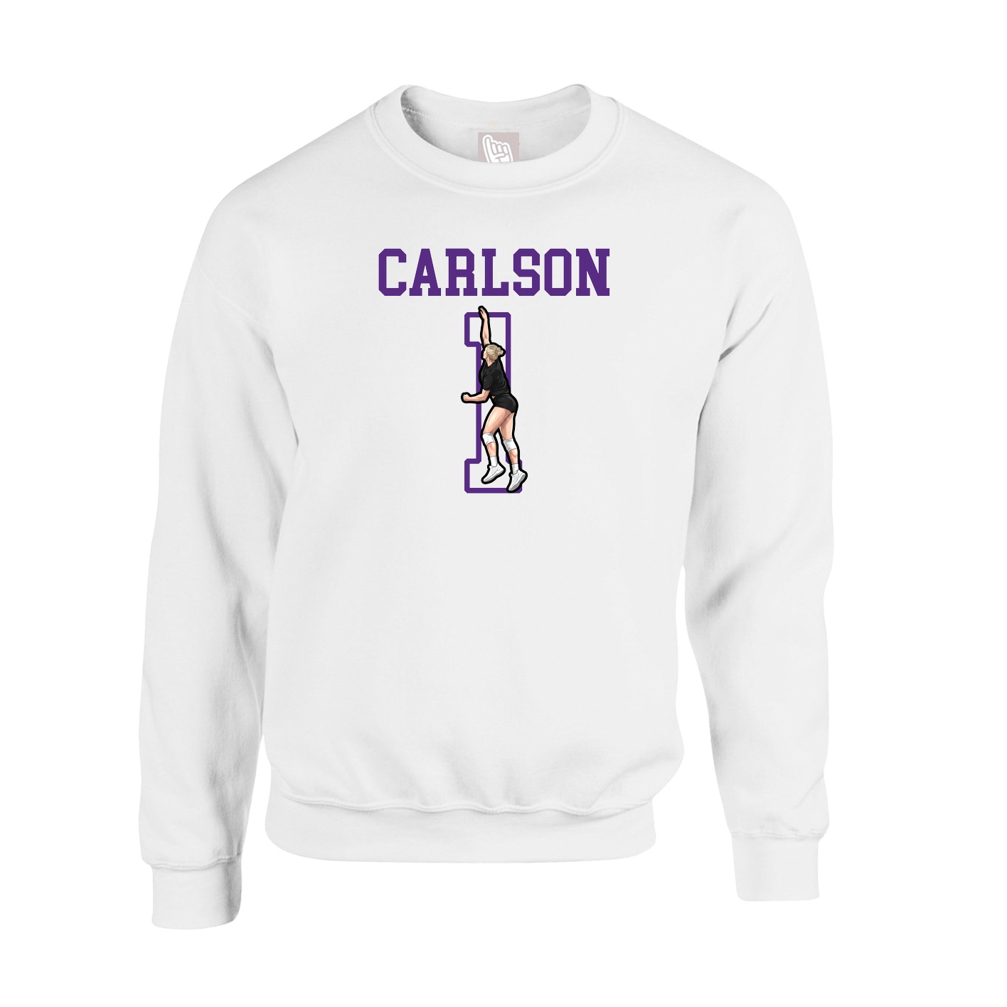 Fleece Crew — Shirsey in White