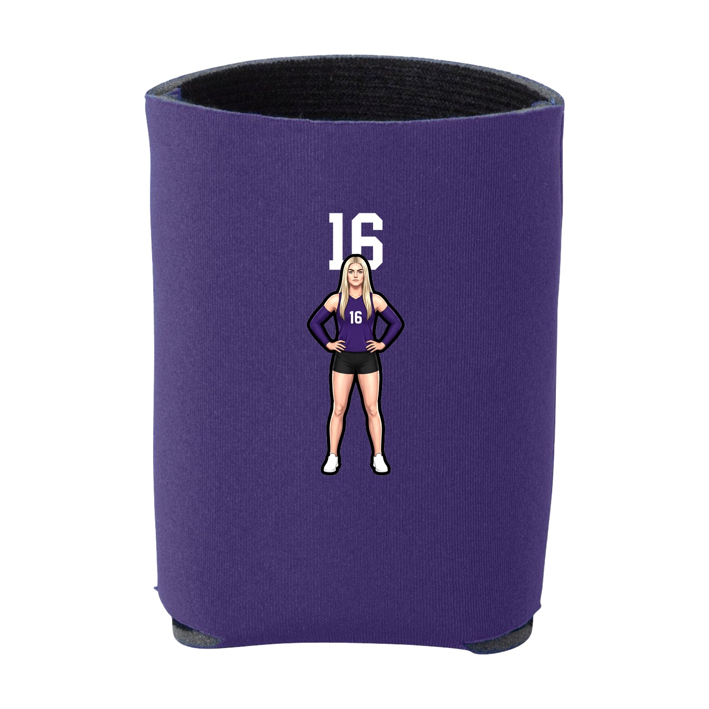 Can Holder — Number Top in Purple
