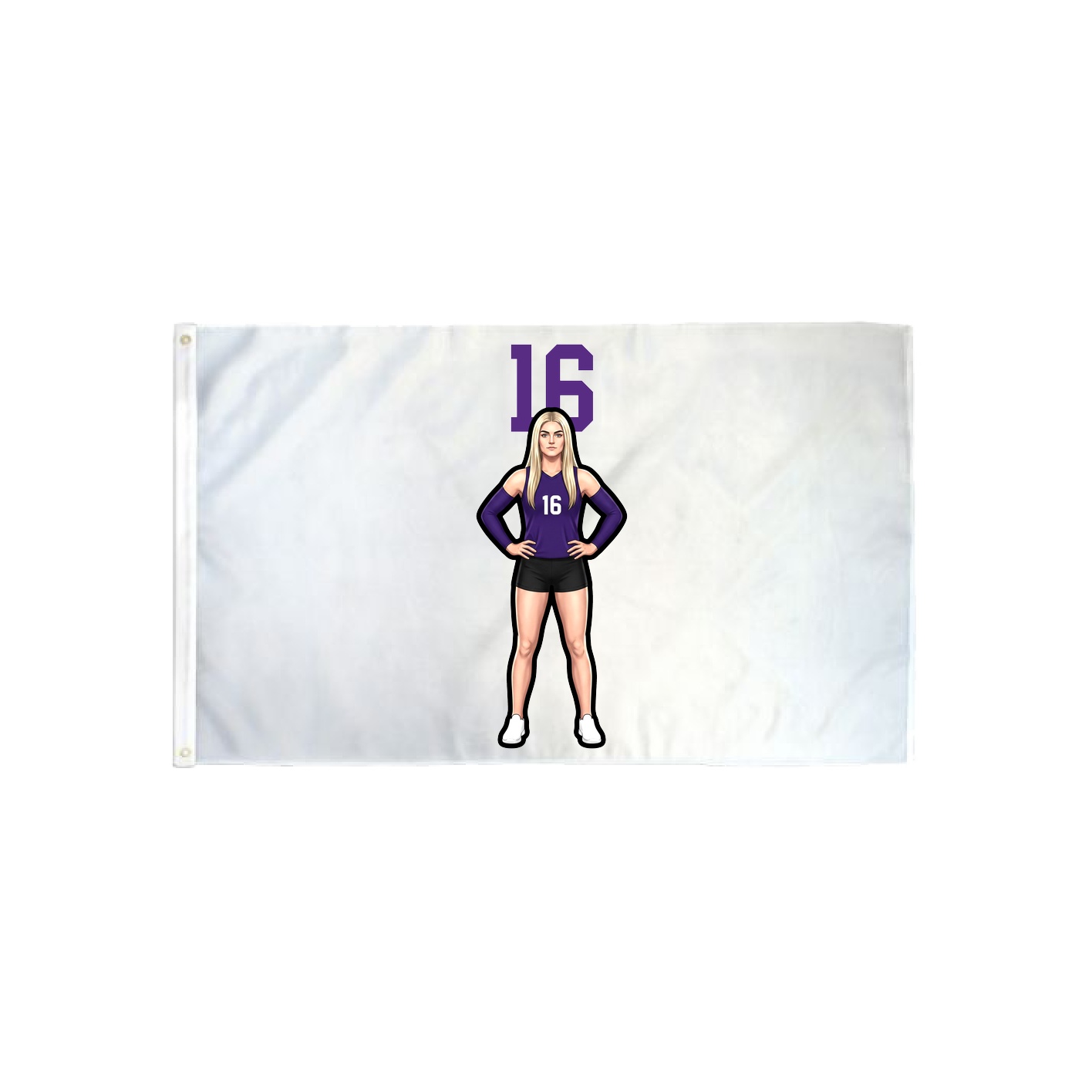 3x5 Flag — Number Top in Classic