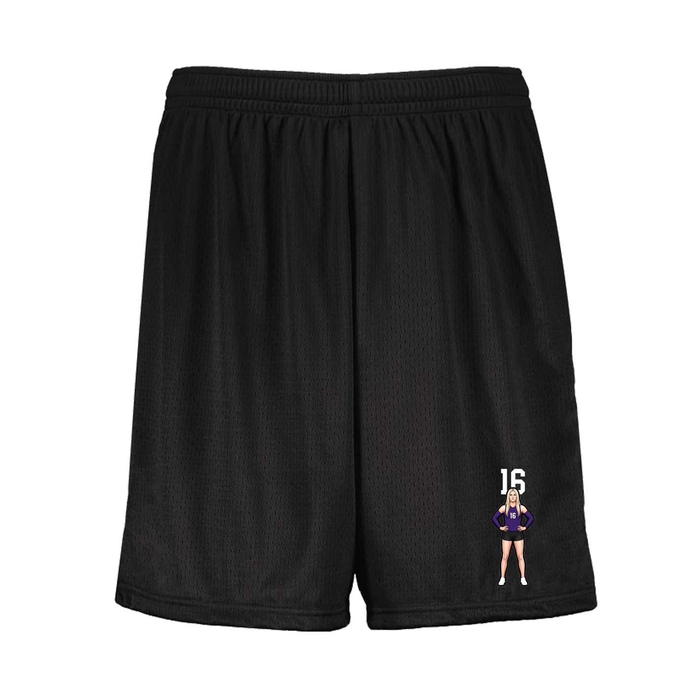 Shorts — Number Top in Black