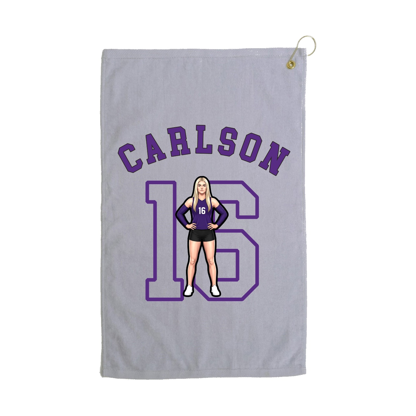 Golf Towel — Shirsey Arch in Grey