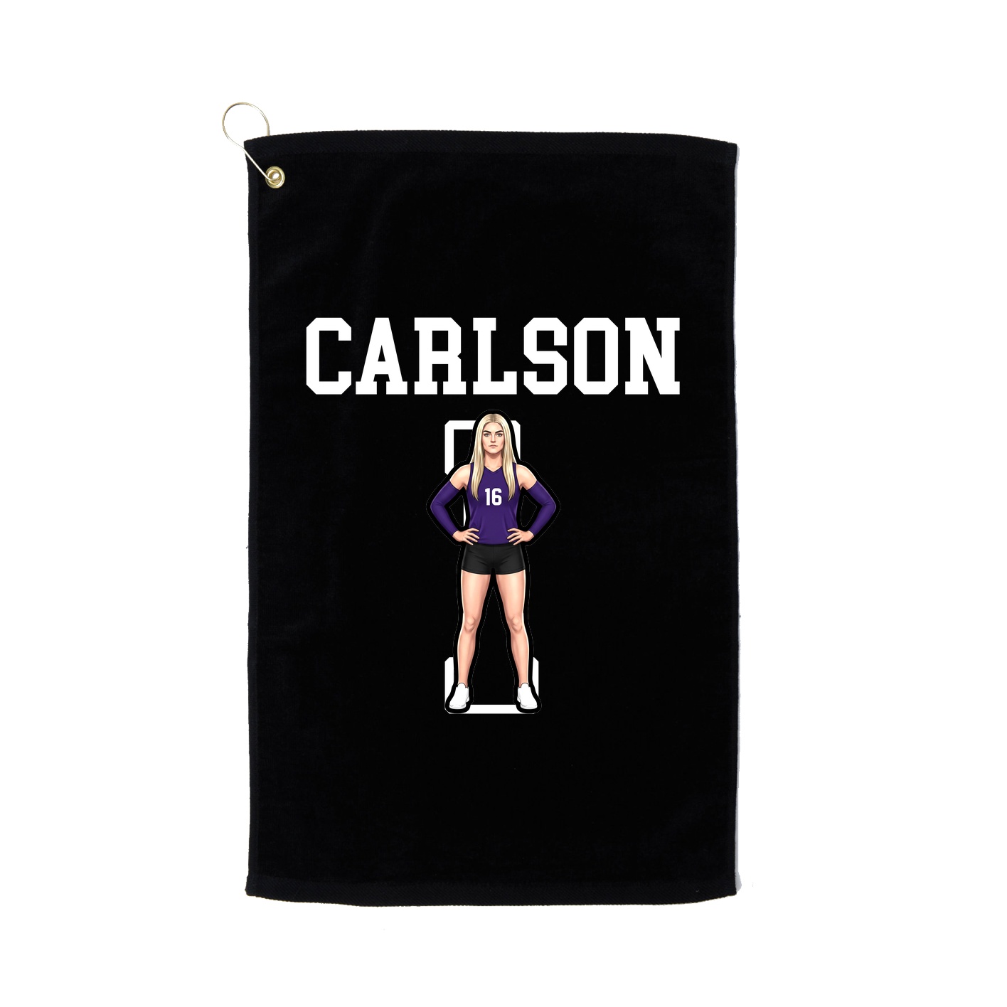 Golf Towel — Shirsey in Black