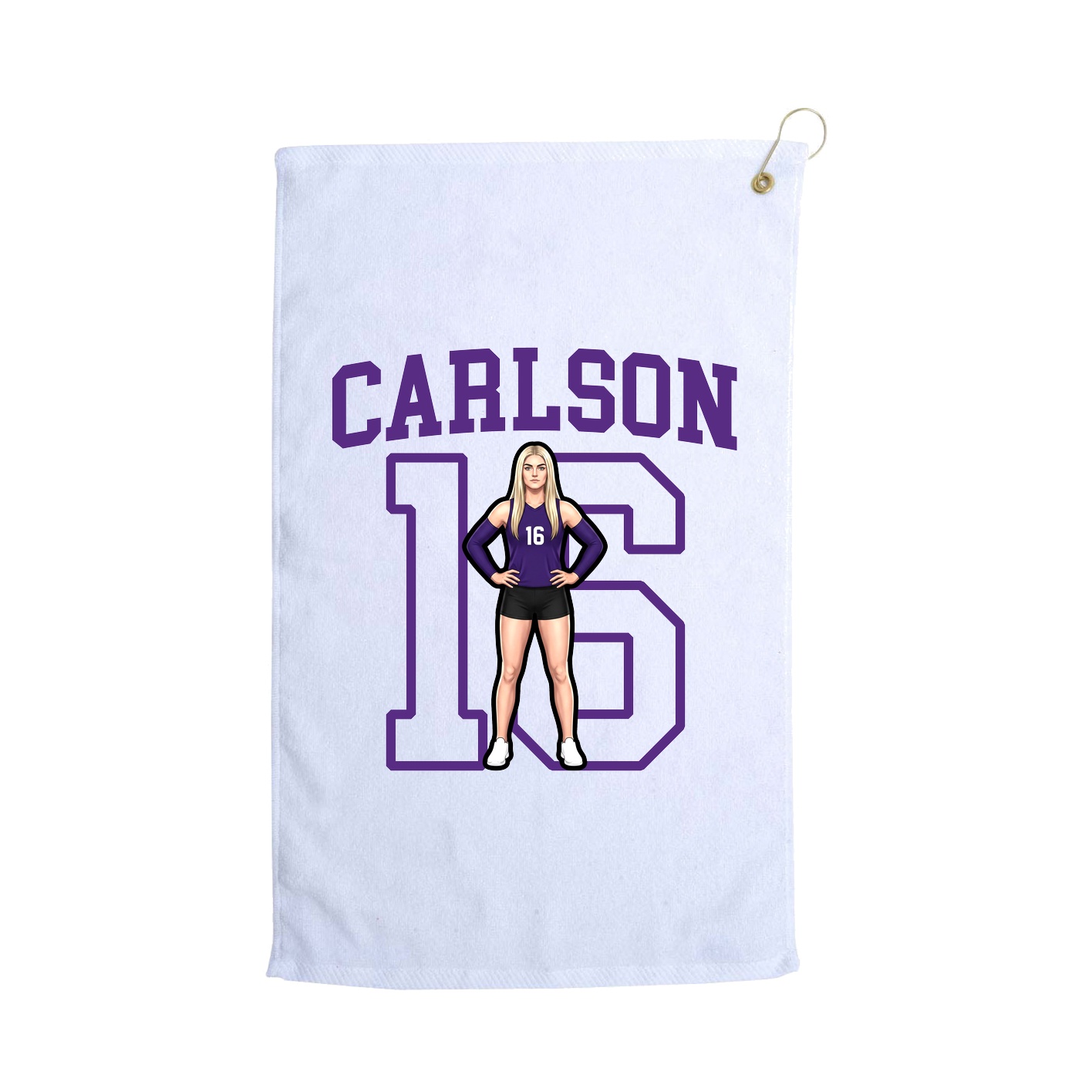 Golf Towel — Shirsey in White