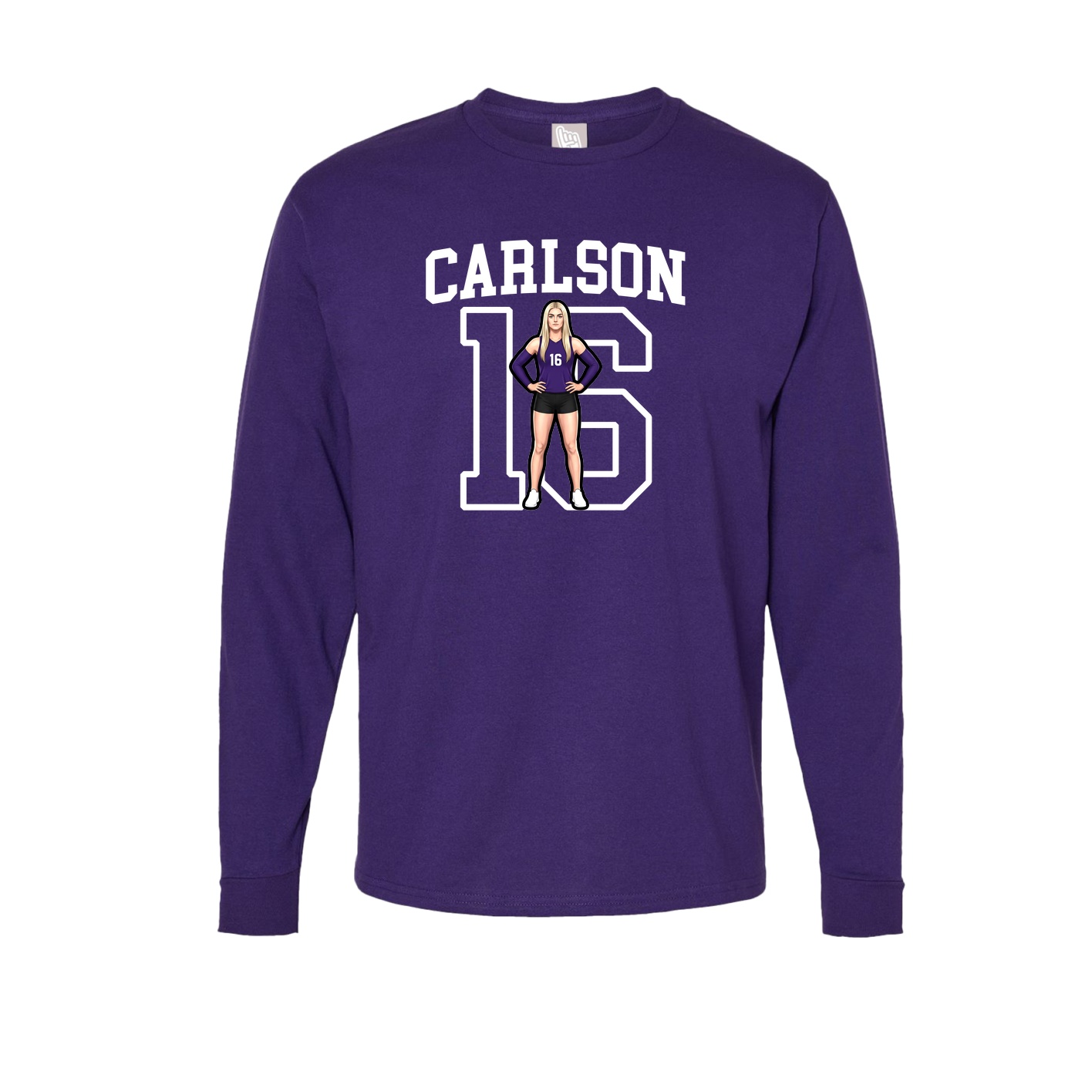 Long Sleeve Tee — Shirsey in Purple