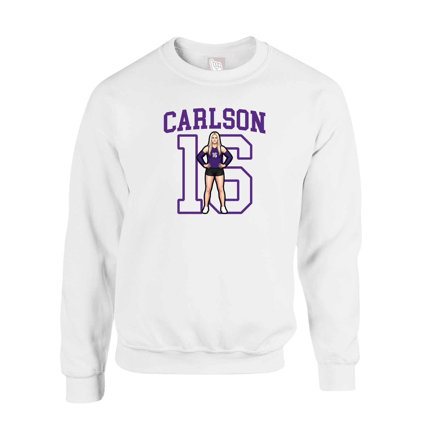 Fleece Crew — Shirsey in White