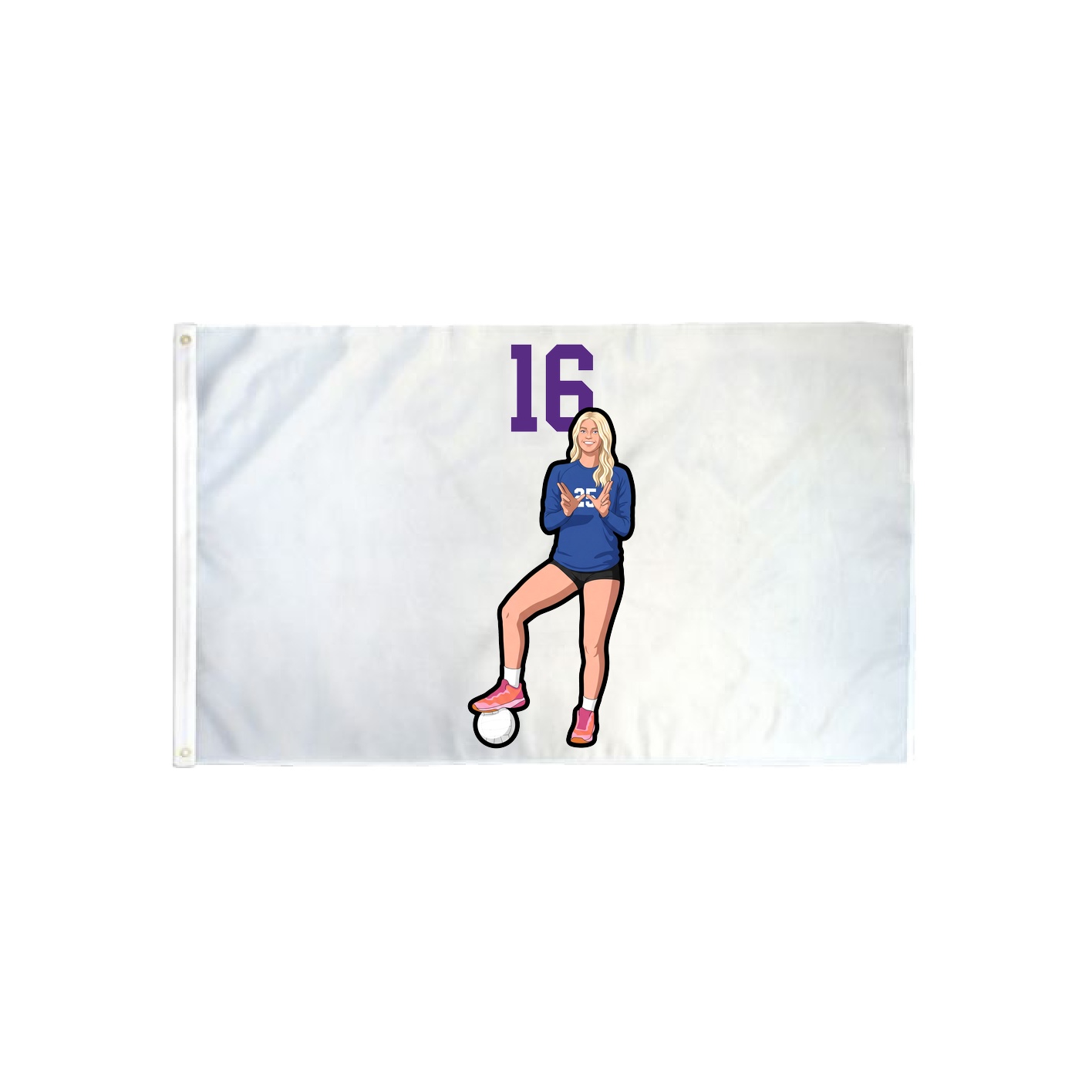 3x5 Flag — Number Top in Classic
