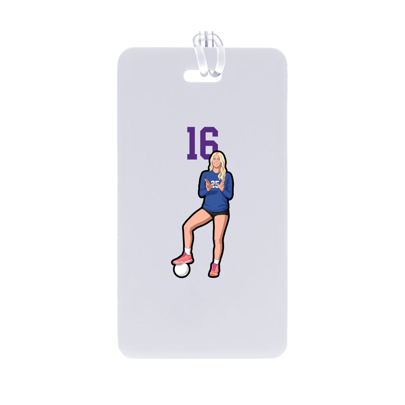 Bag Tag — Number Top in Classic