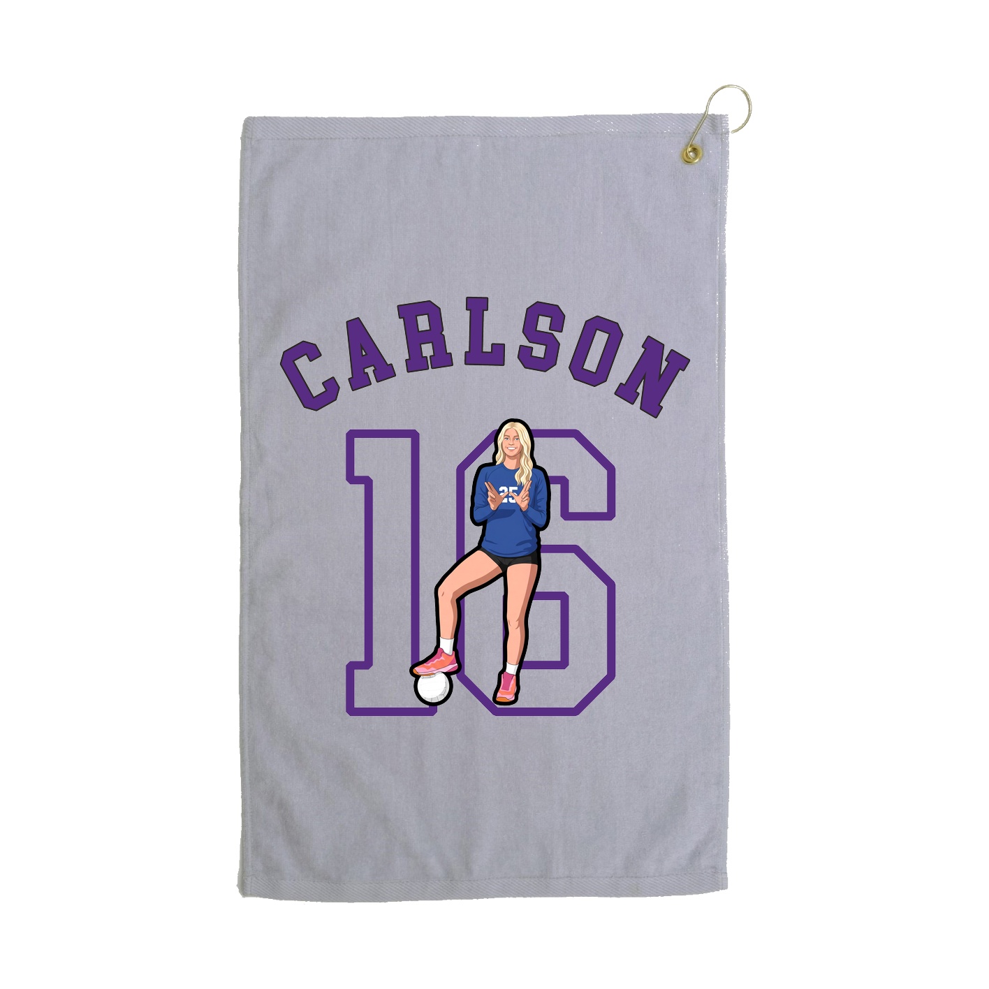 Golf Towel — Shirsey Arch in Grey