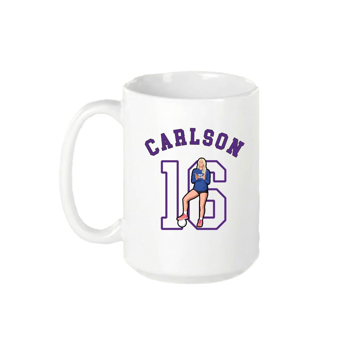 15oz Coffee Mug — Shirsey Arch in White