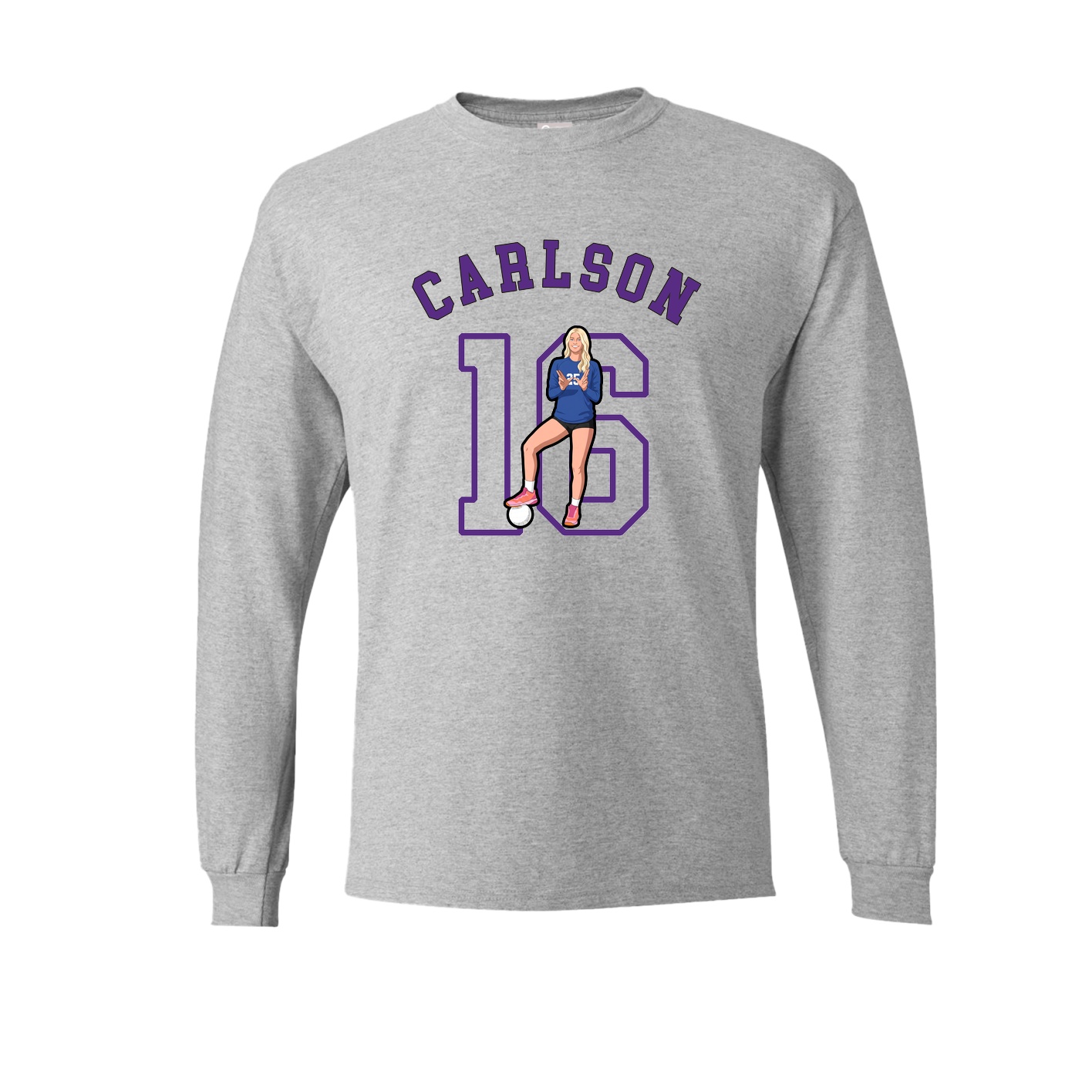 Long Sleeve Tee — Shirsey Arch in Grey