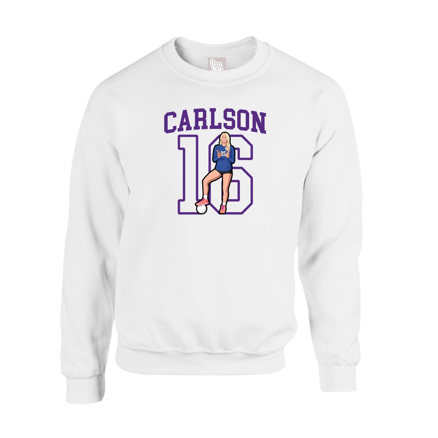 Fleece Crew — Shirsey in White