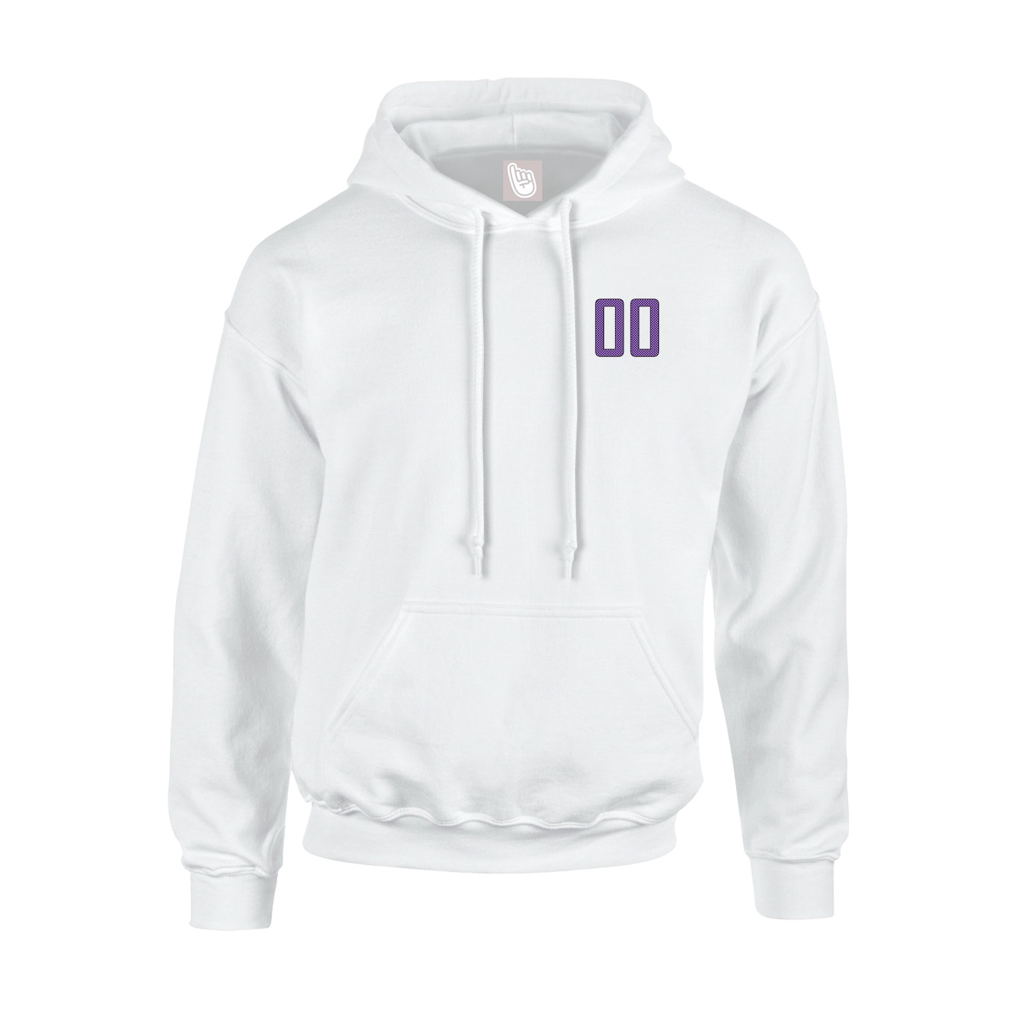 Youth Hoodie — Front Shirsy in White