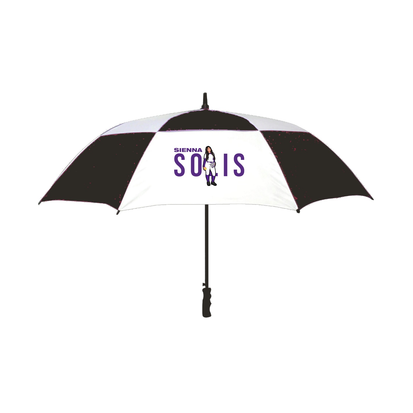 Golf Umbrella — Player Name in Black