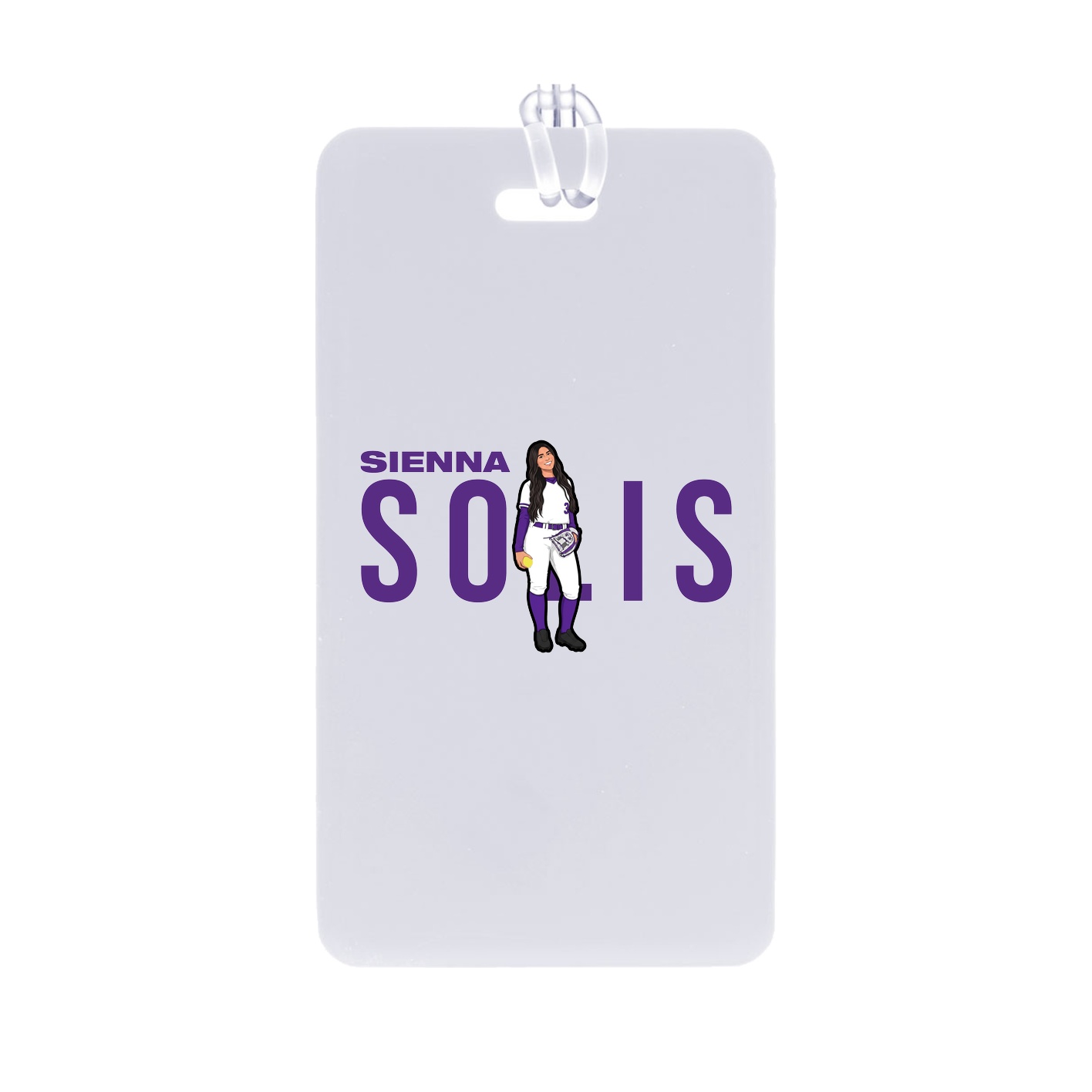 Bag Tag — Player Name in Classic