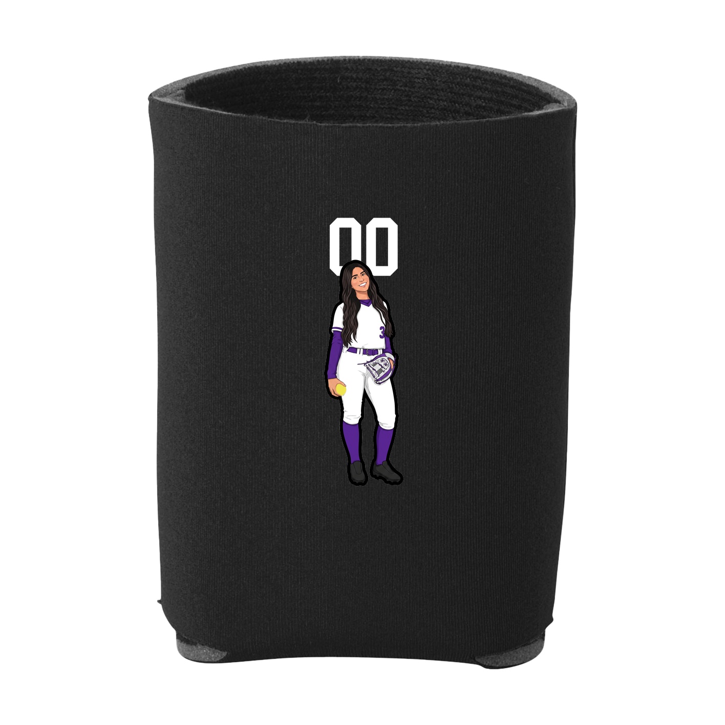 Can Holder — Number Top in Black
