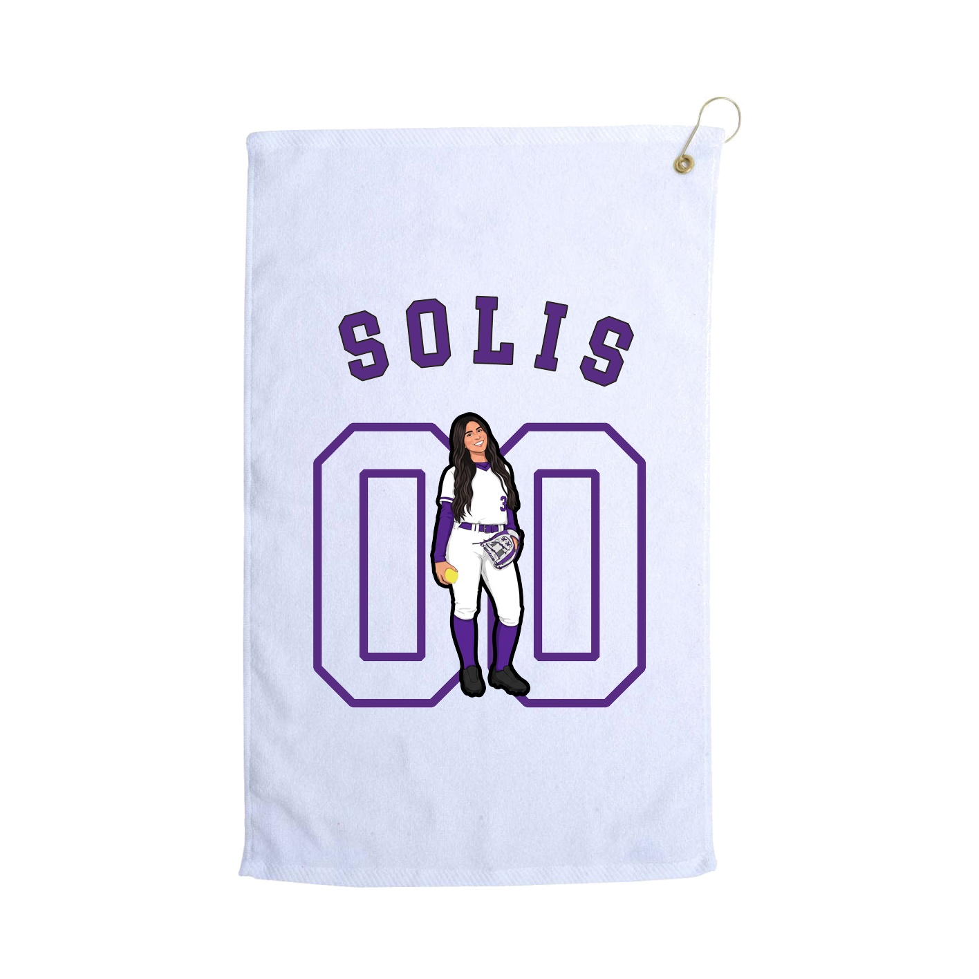 Golf Towel — Shirsey Arch in White