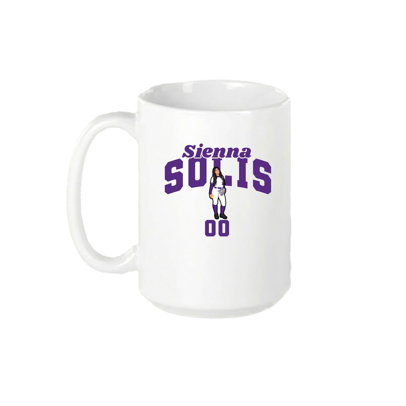 15oz Coffee Mug — Signature Arch in White