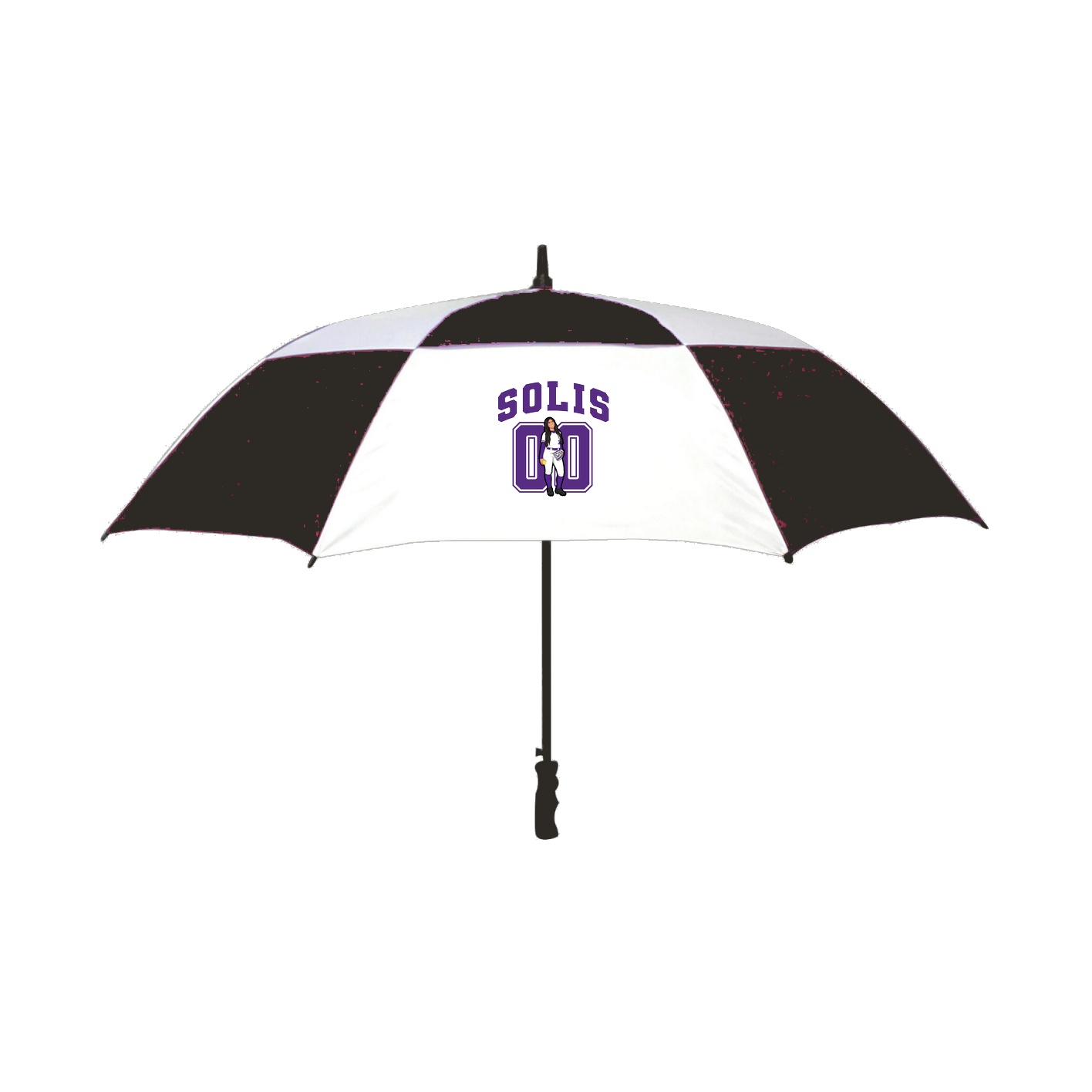 Golf Umbrella — Number in Black