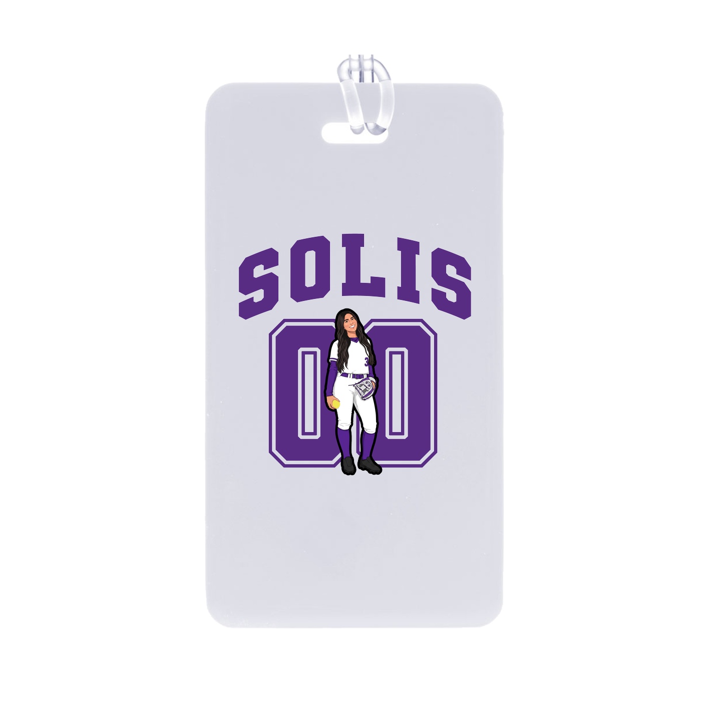 Bag Tag — Number in Classic