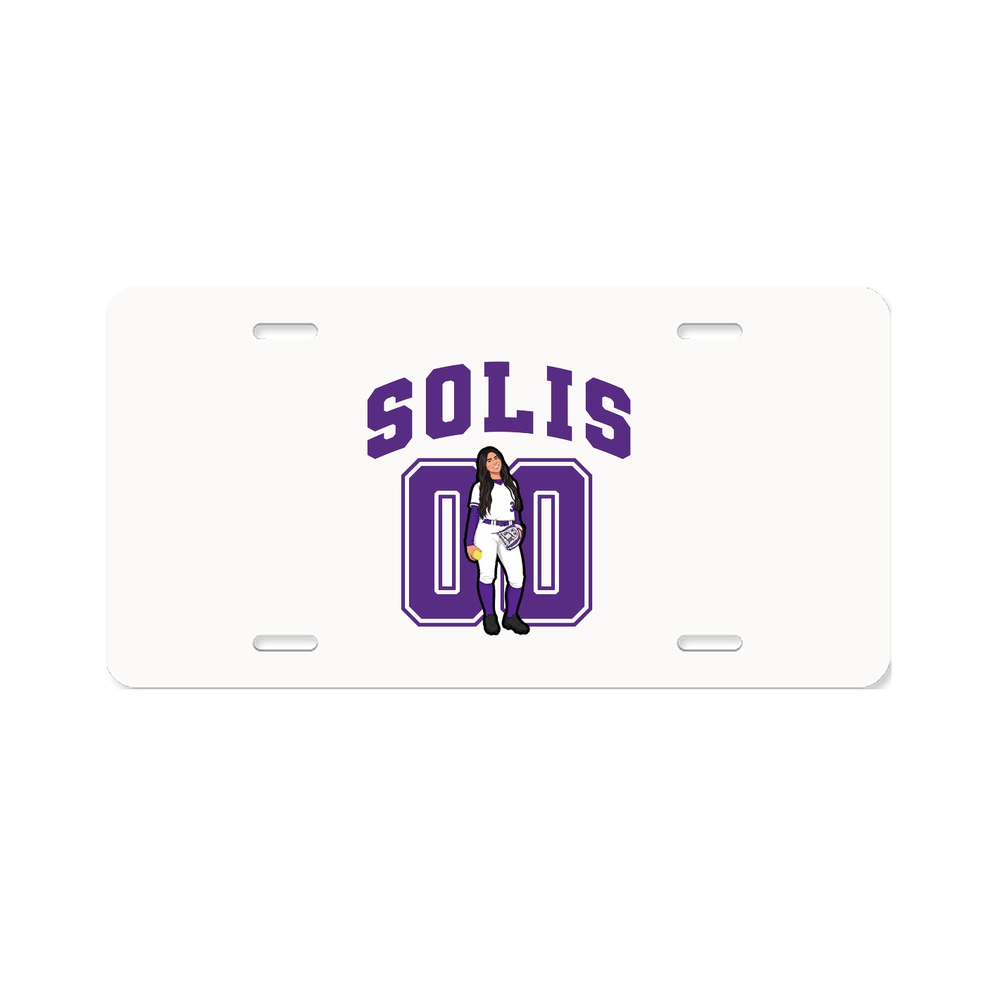 License Plate — Number in Classic