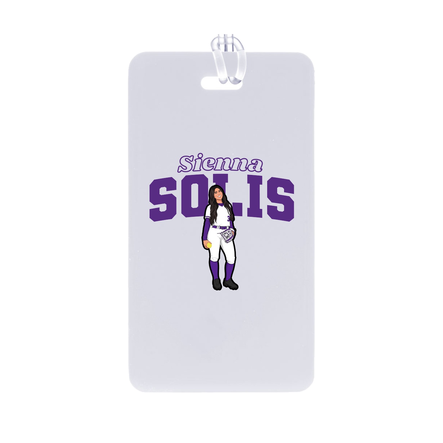Bag Tag — Name Arch in Classic