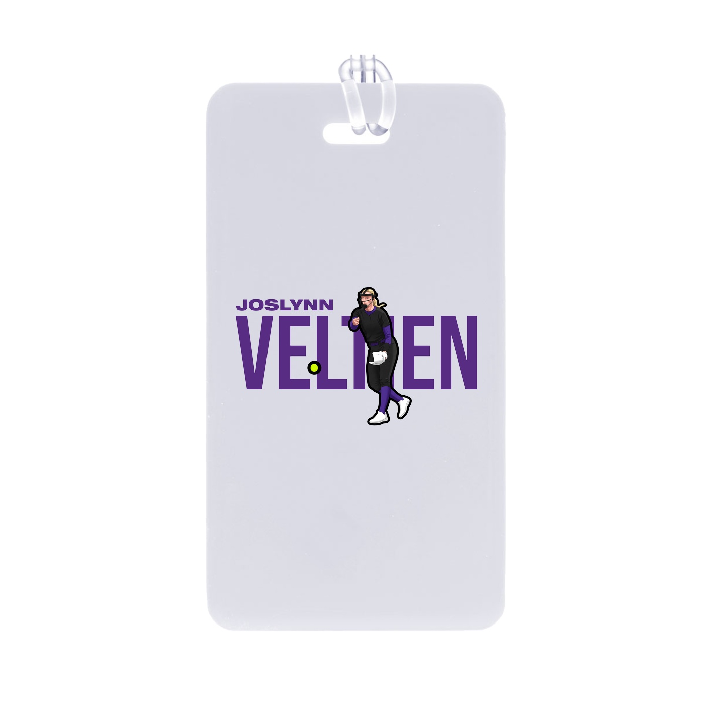 Bag Tag — Player Name in Classic