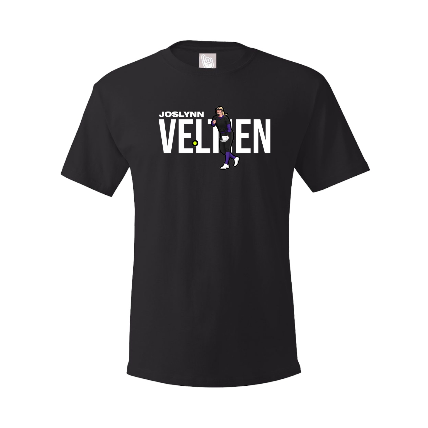 Youth Tee — Player Name in Black