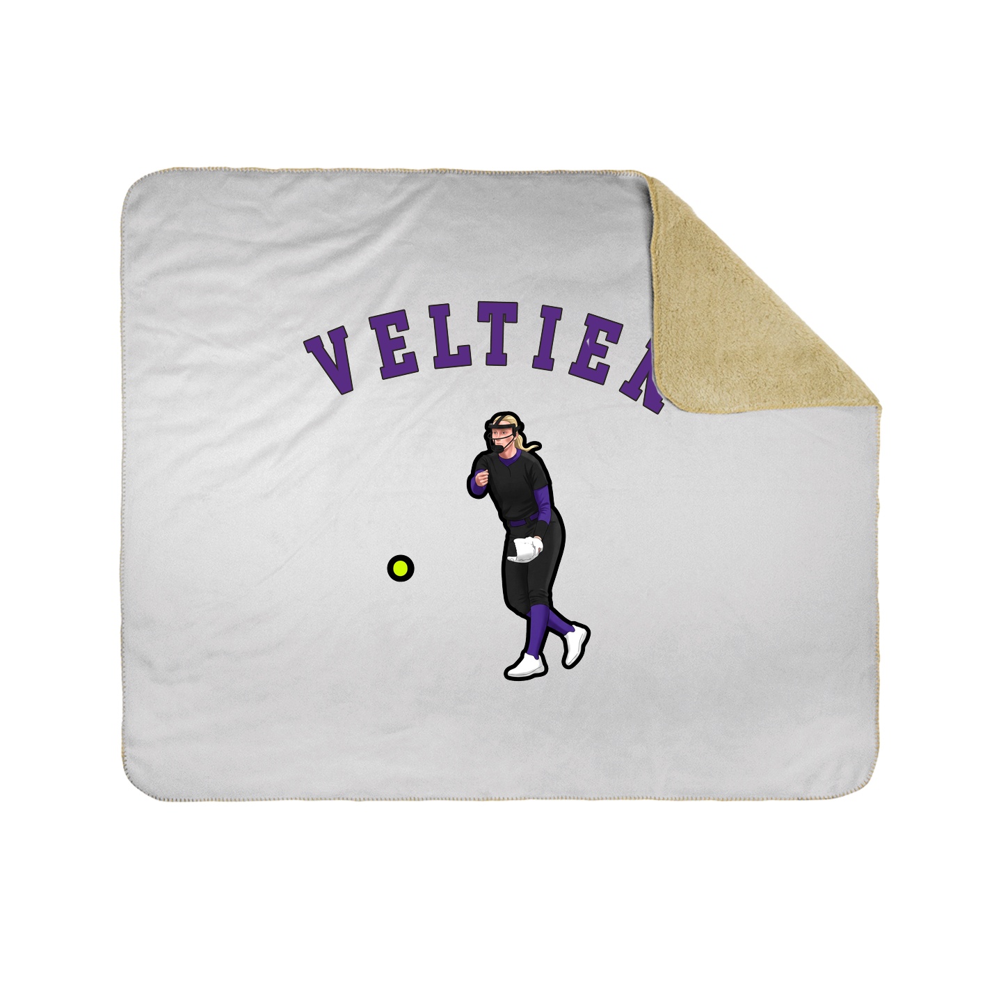 Throw Blanket — Shirsey Arch in White