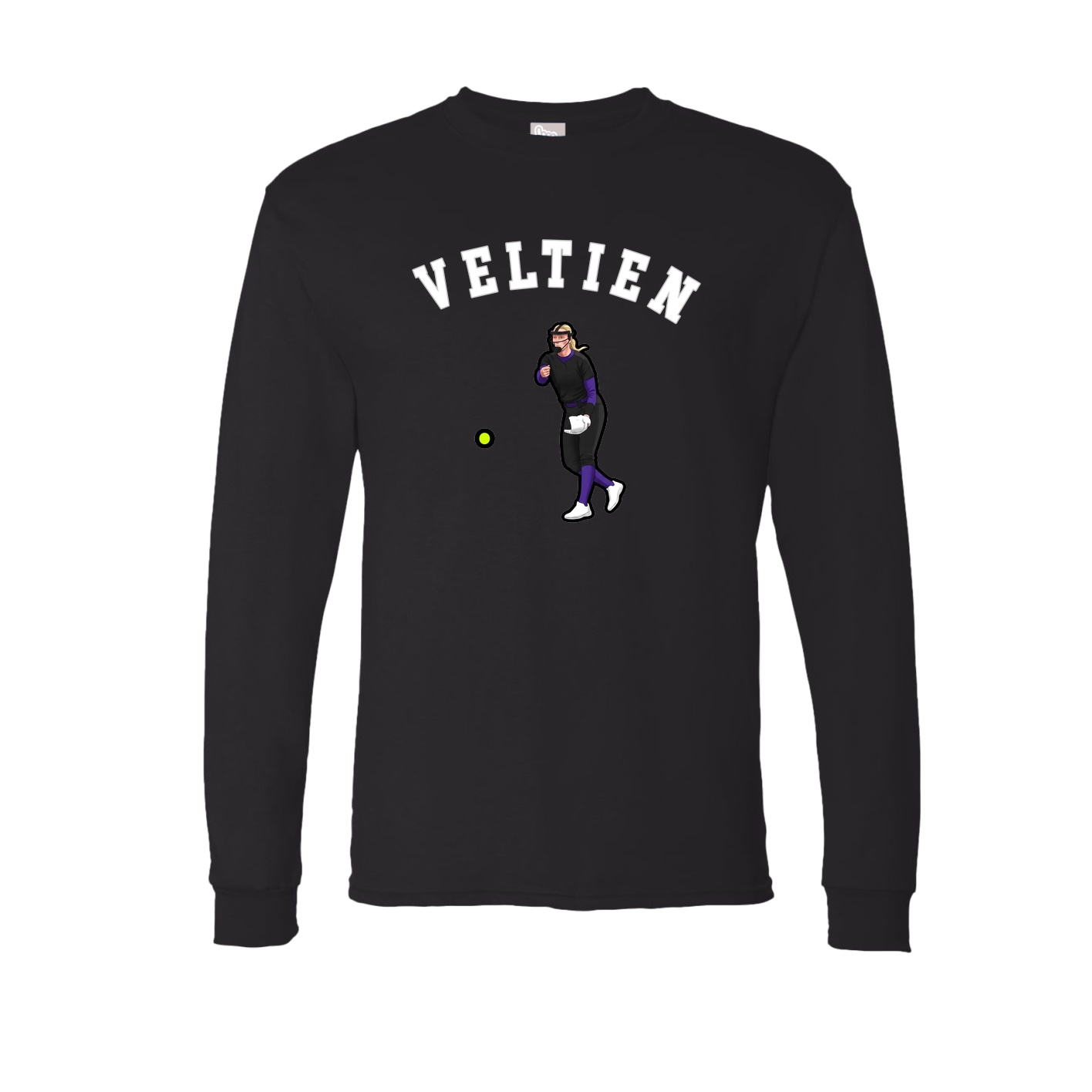Long Sleeve Tee — Shirsey Arch in Black