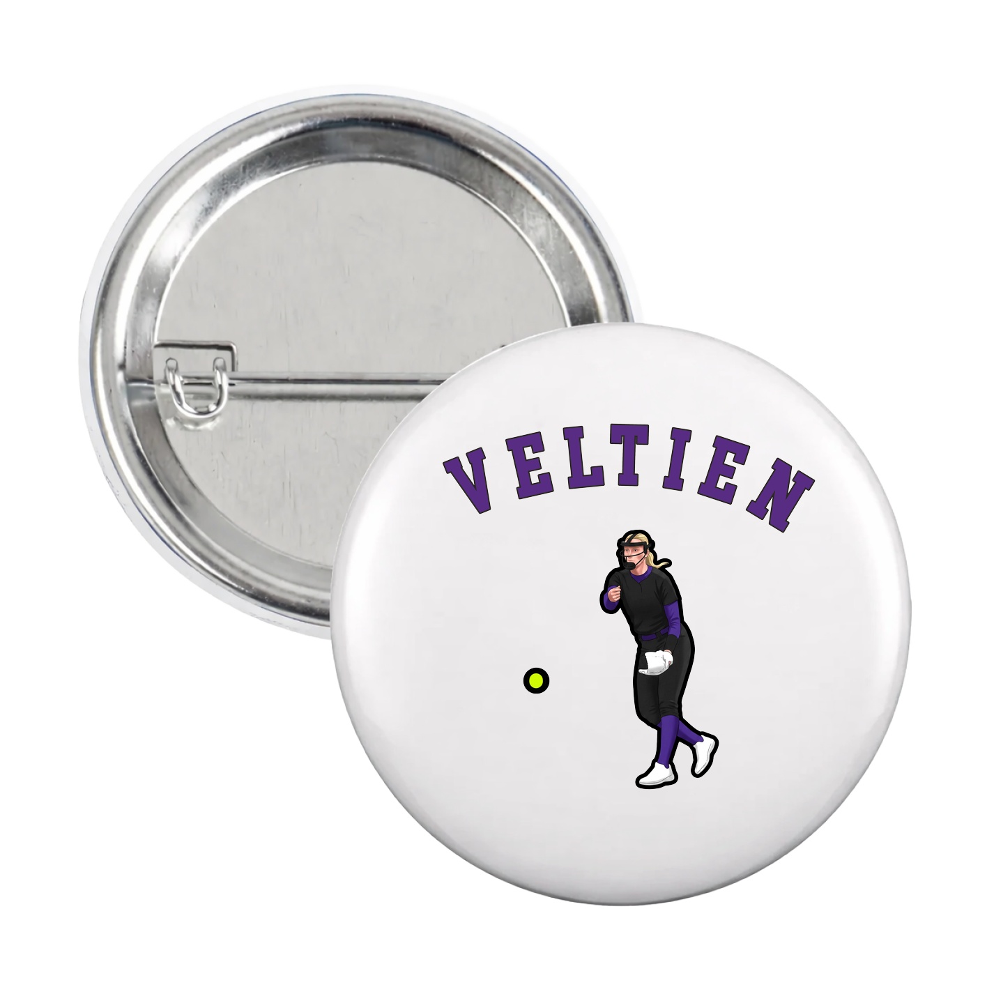 Game Day Button — Shirsey Arch in White
