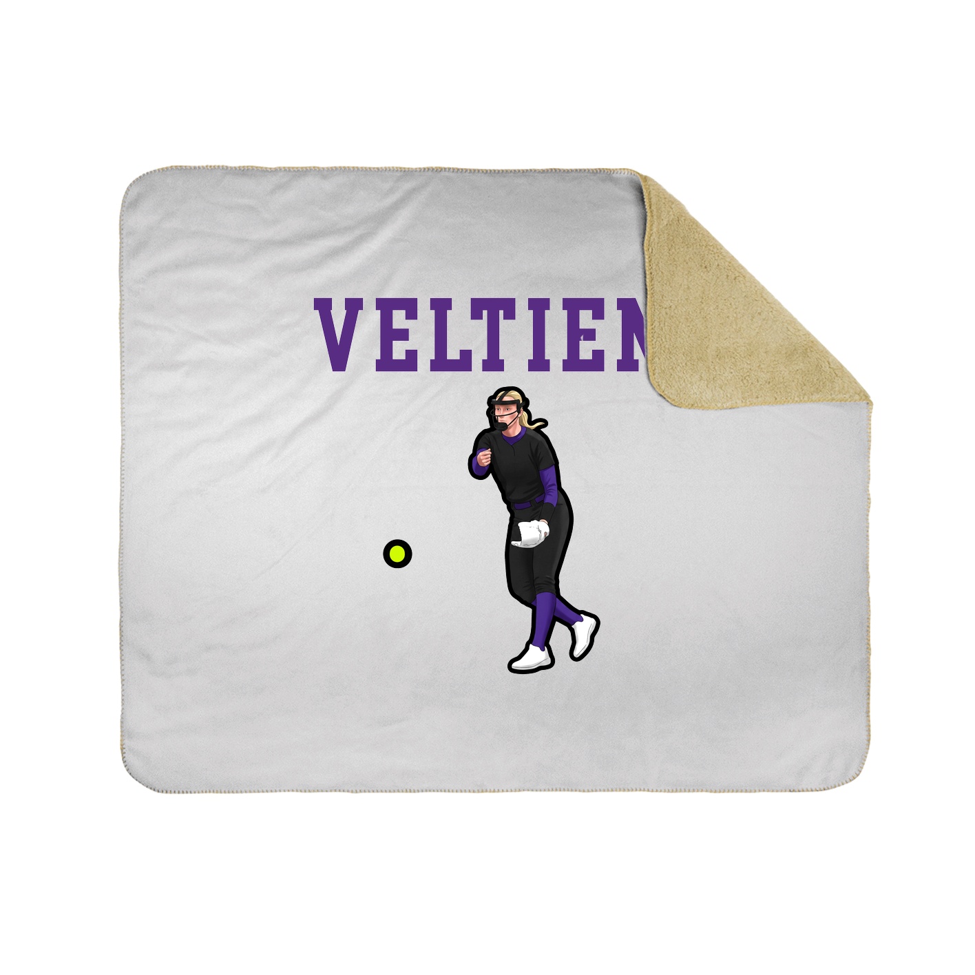 Throw Blanket — Shirsey in White