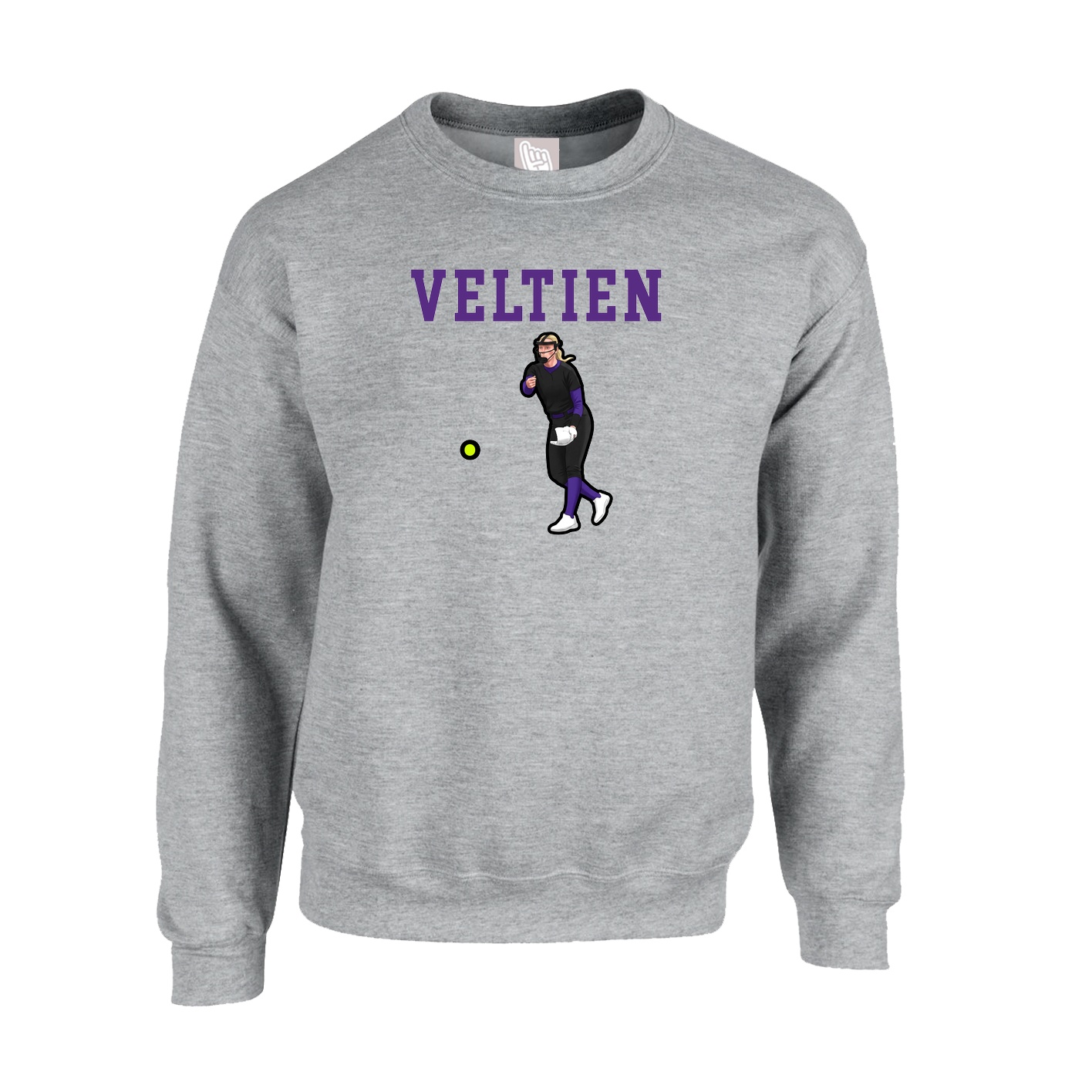 Fleece Crew — Shirsey in Grey