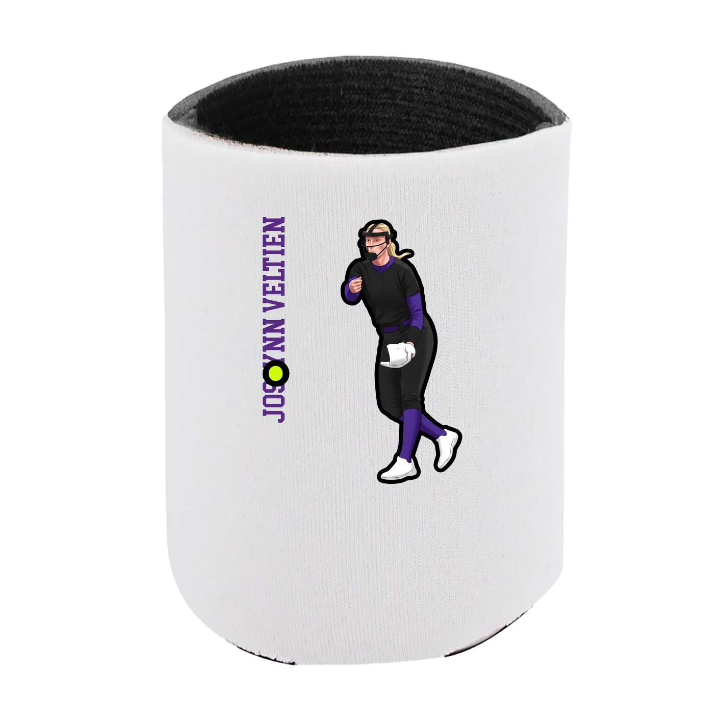 Can Holder — Name Vertical in White