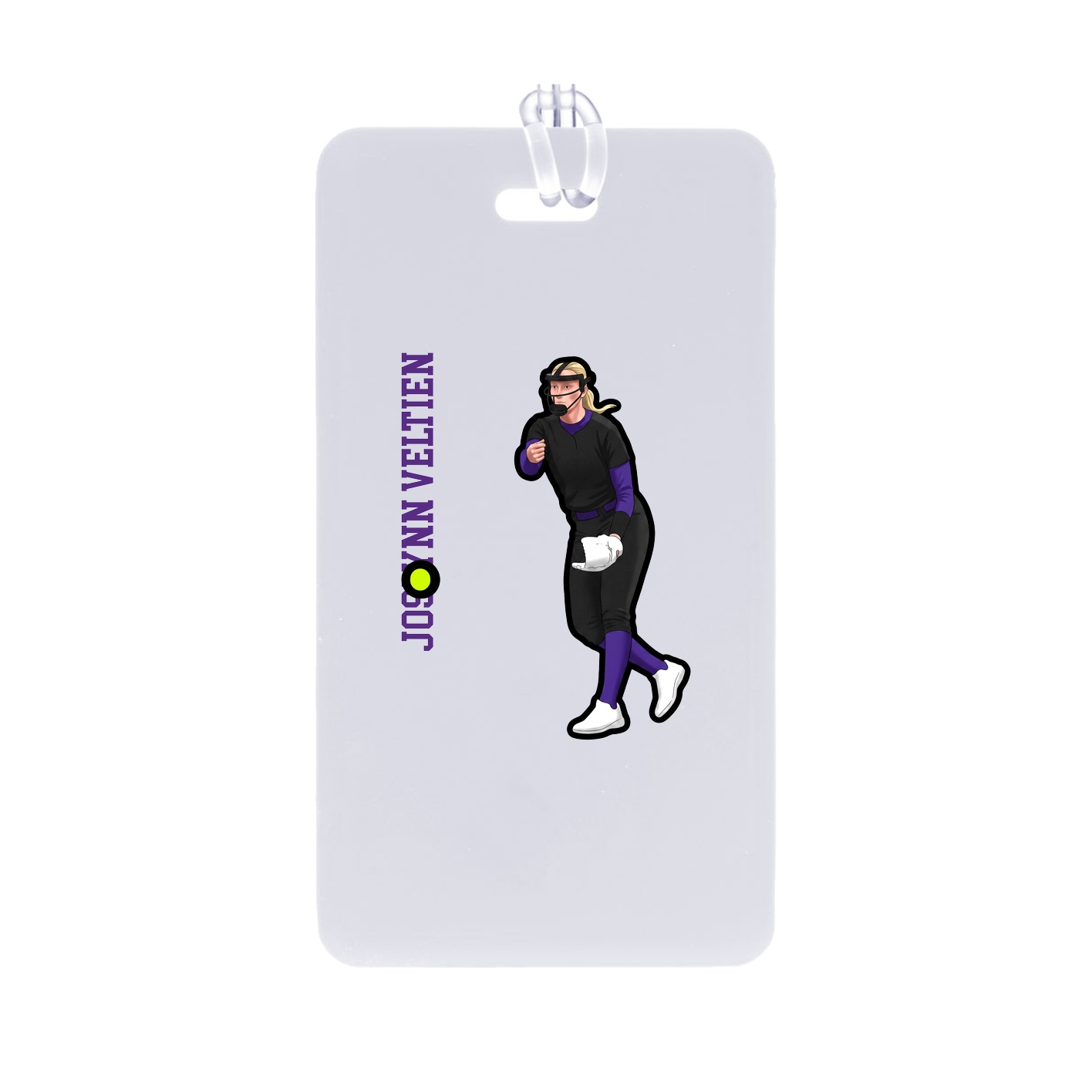 Bag Tag — Name Vertical in Classic