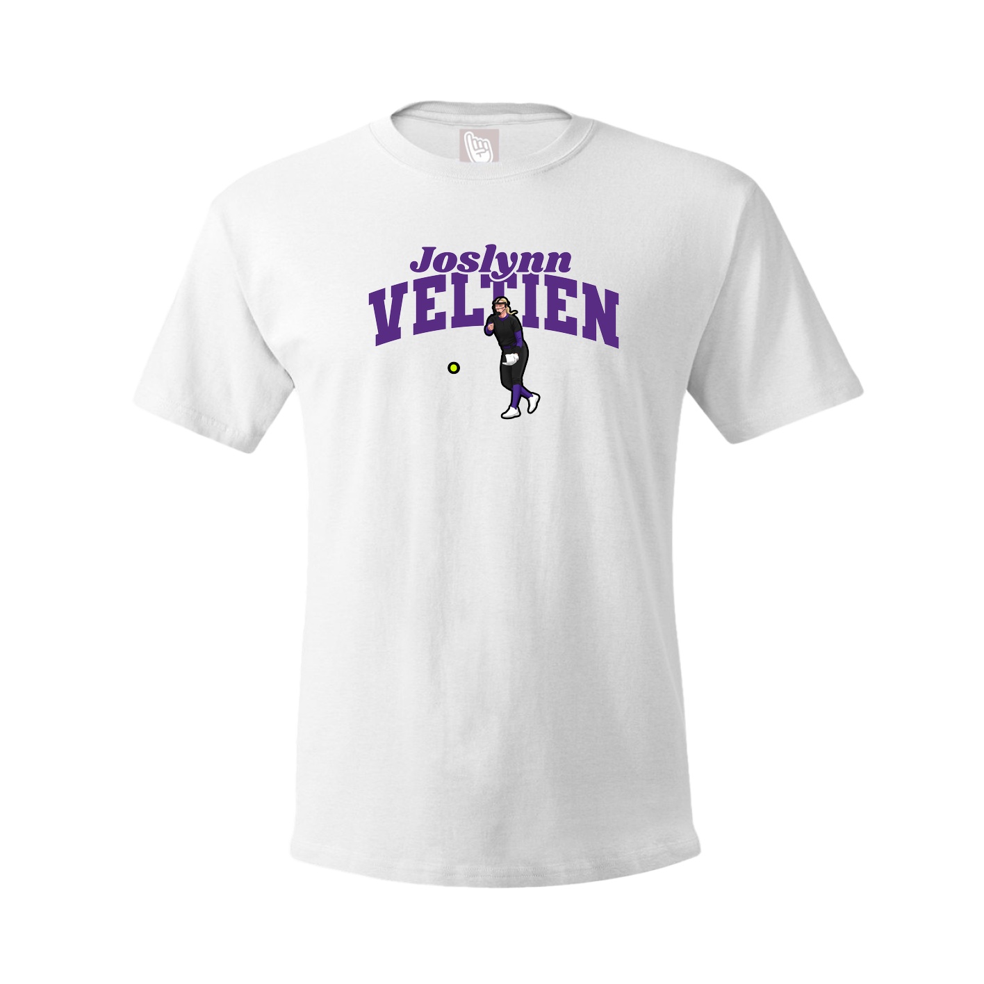 Youth Tee — Signature Arch in White