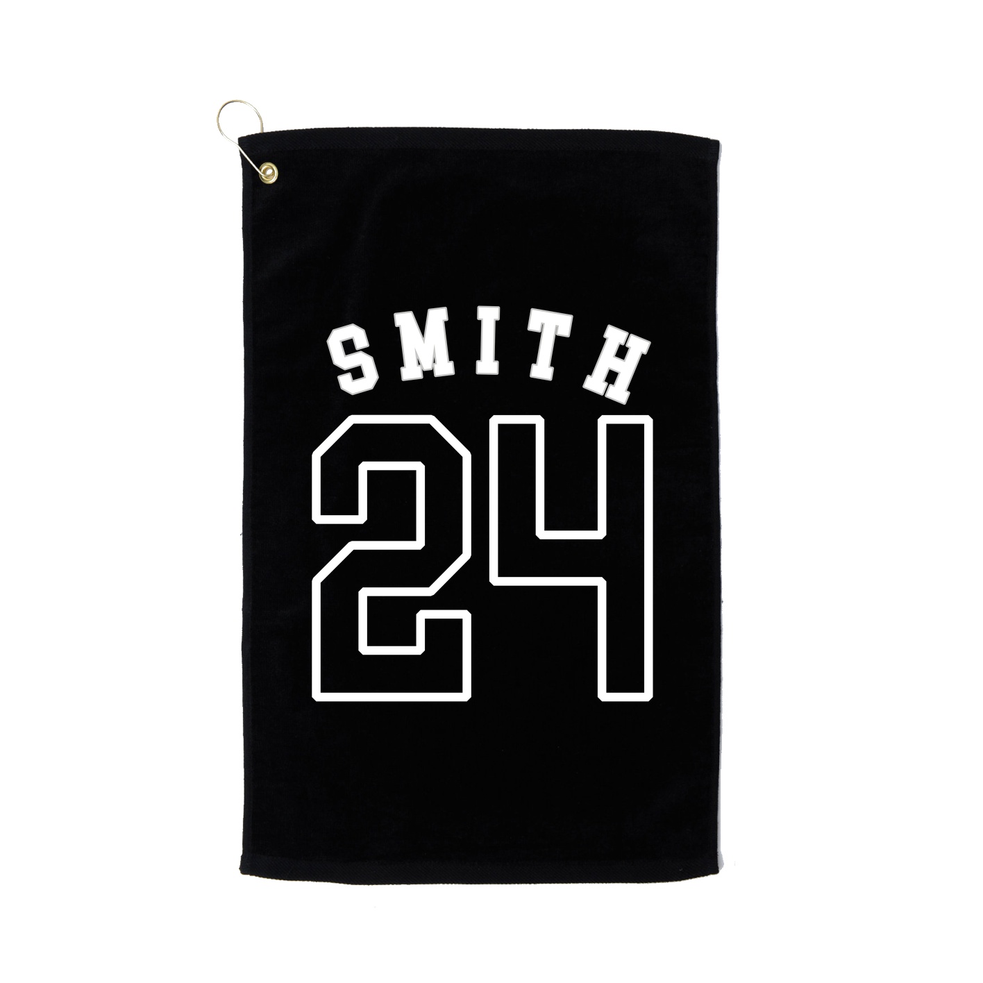 Golf Towel — Shirsey Arch in Black