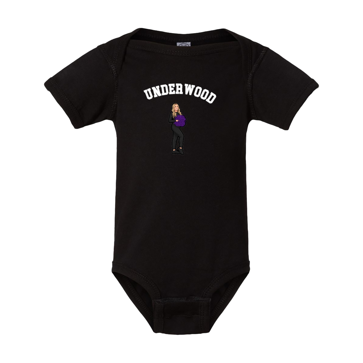 Baby Onesie — Shirsey Arch in Black