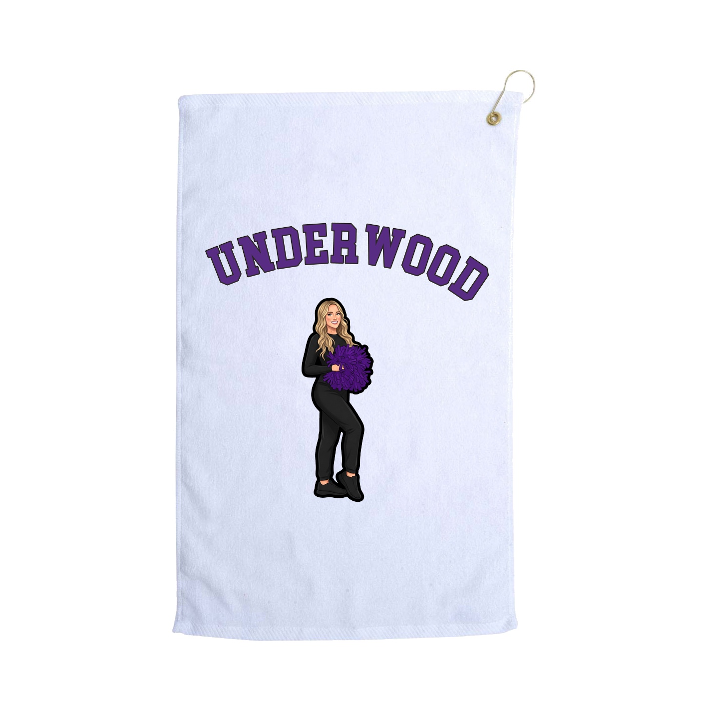 Golf Towel — Shirsey Arch in White