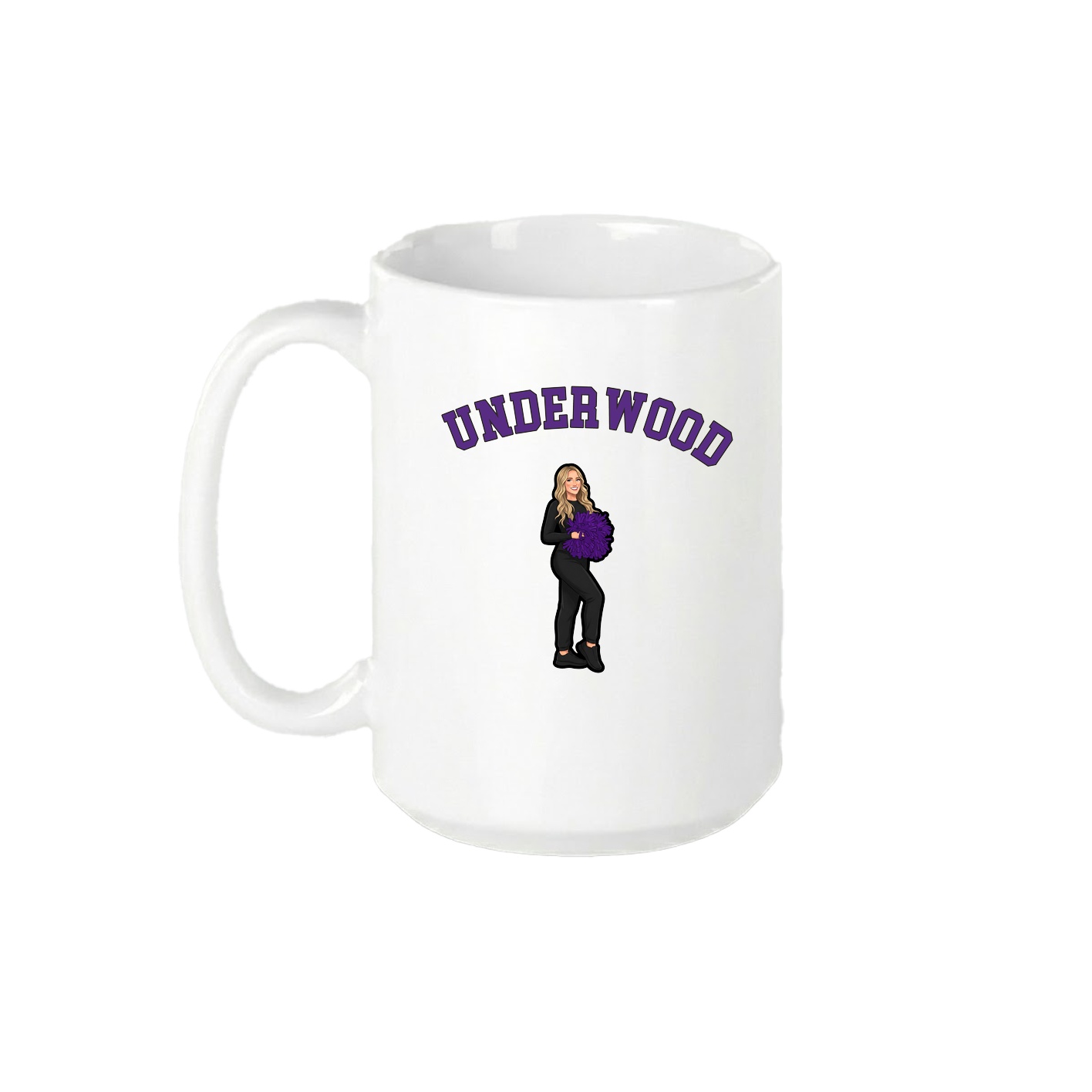 15oz Coffee Mug — Shirsey Arch in White
