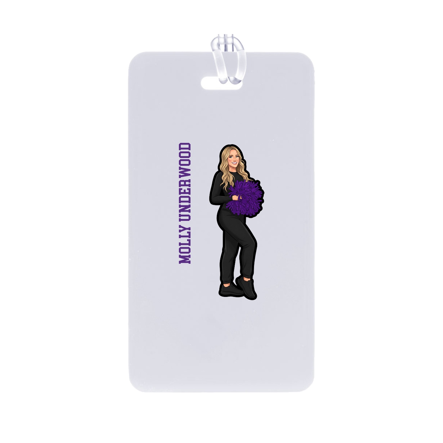 Bag Tag — Name Vertical in Classic