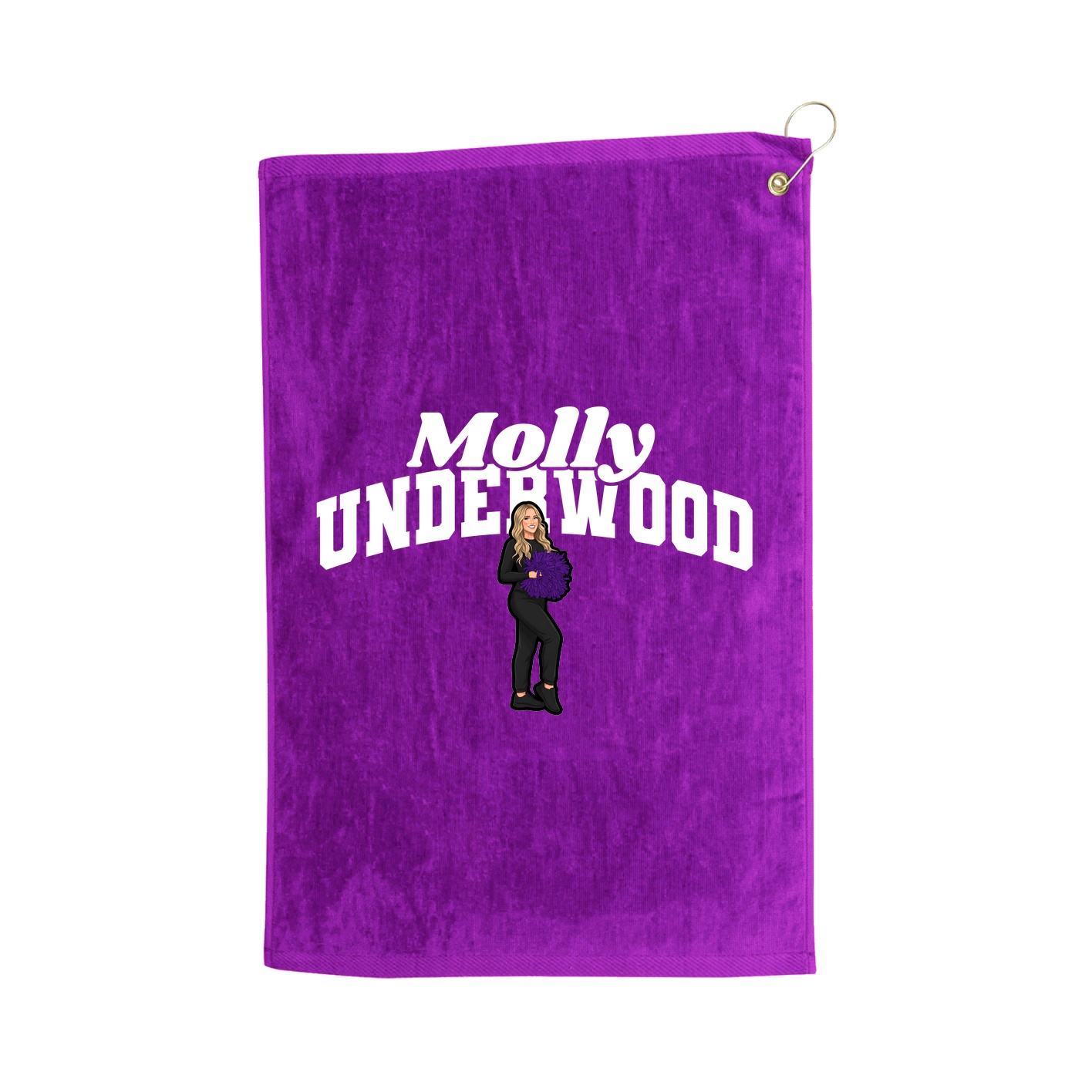 Golf Towel — Signature Arch in Purple