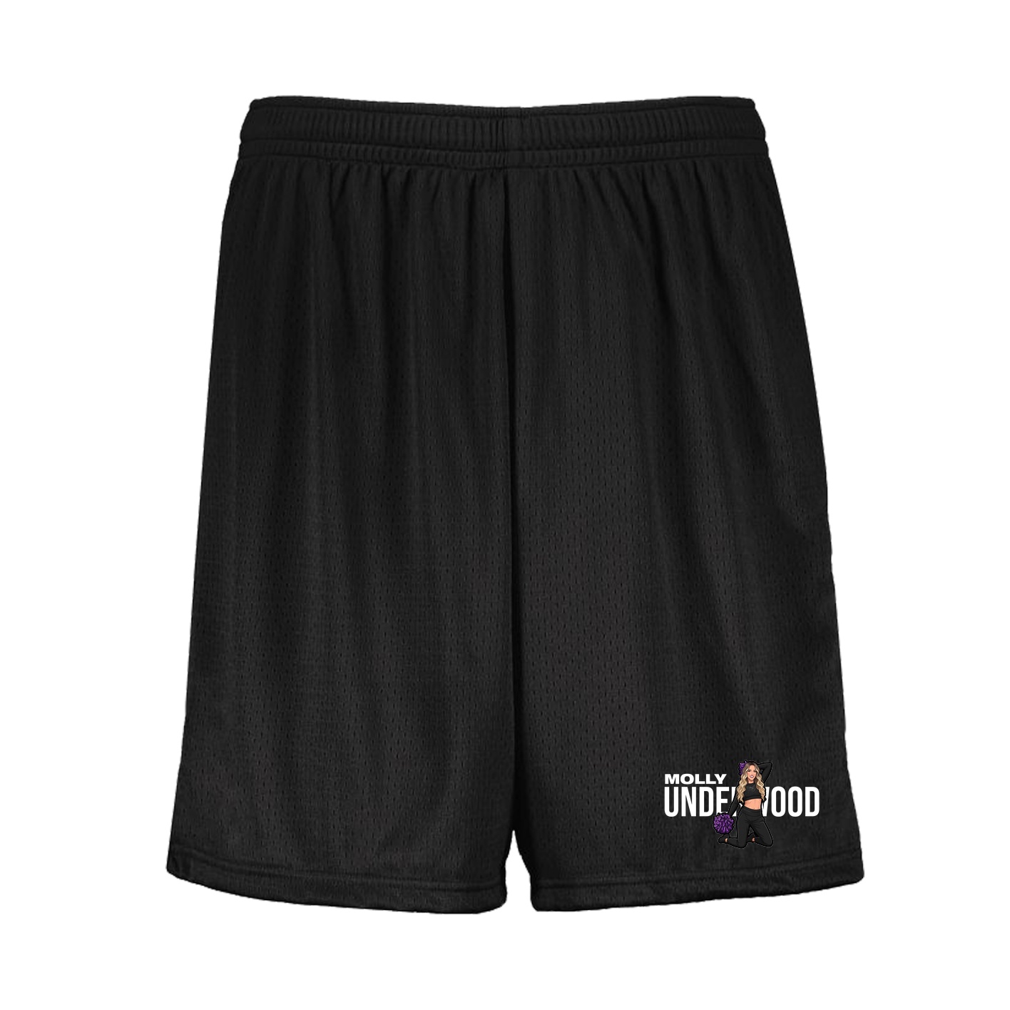 Shorts — Player Name in Black