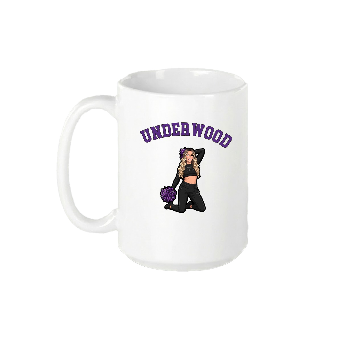 15oz Coffee Mug — Shirsey Arch in White
