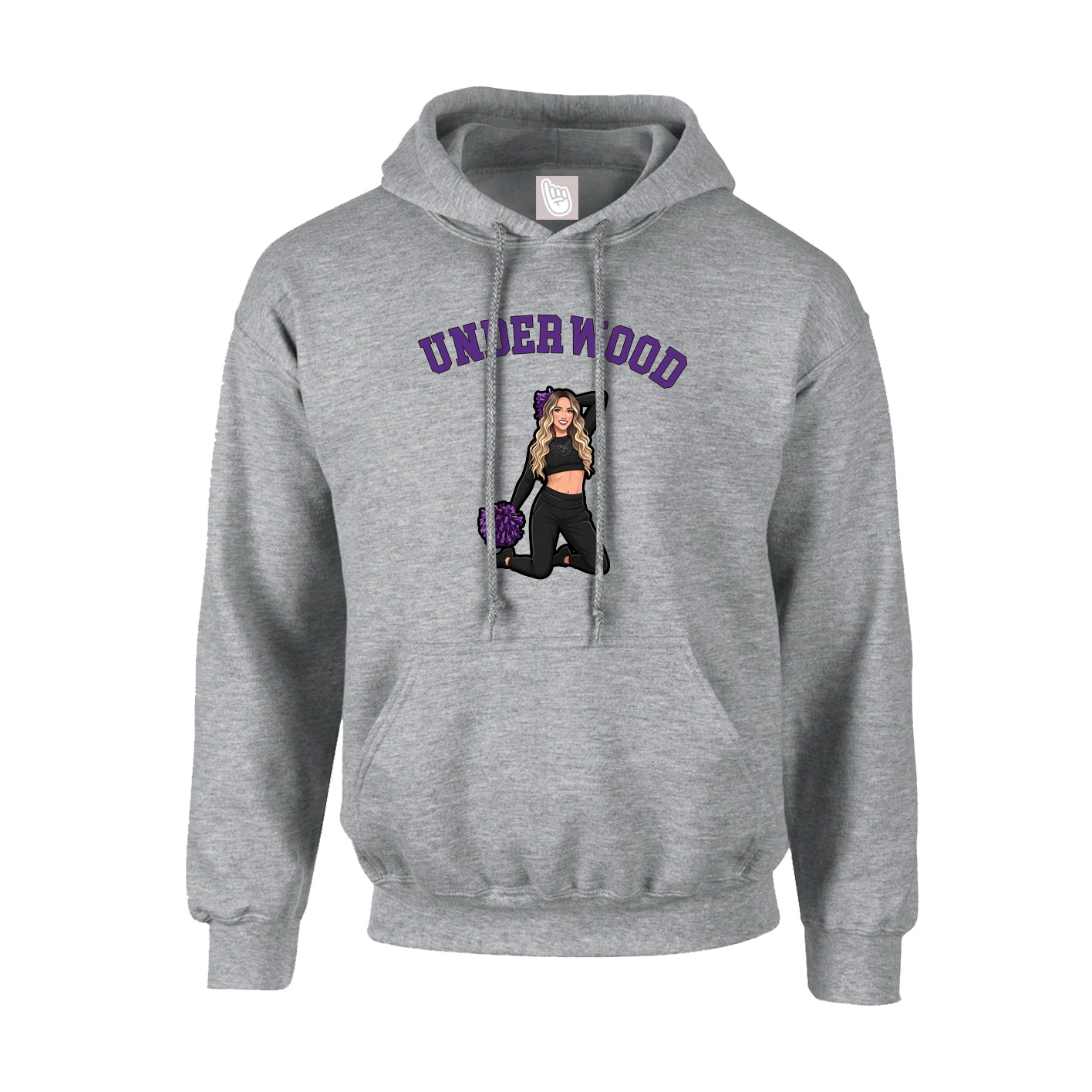 Youth Hoodie — Shirsey Arch in Grey