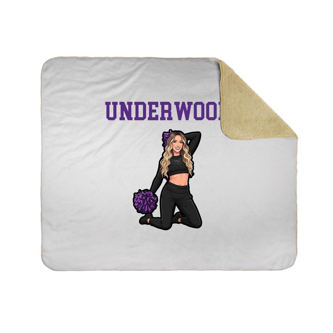 Throw Blanket — Shirsey in White