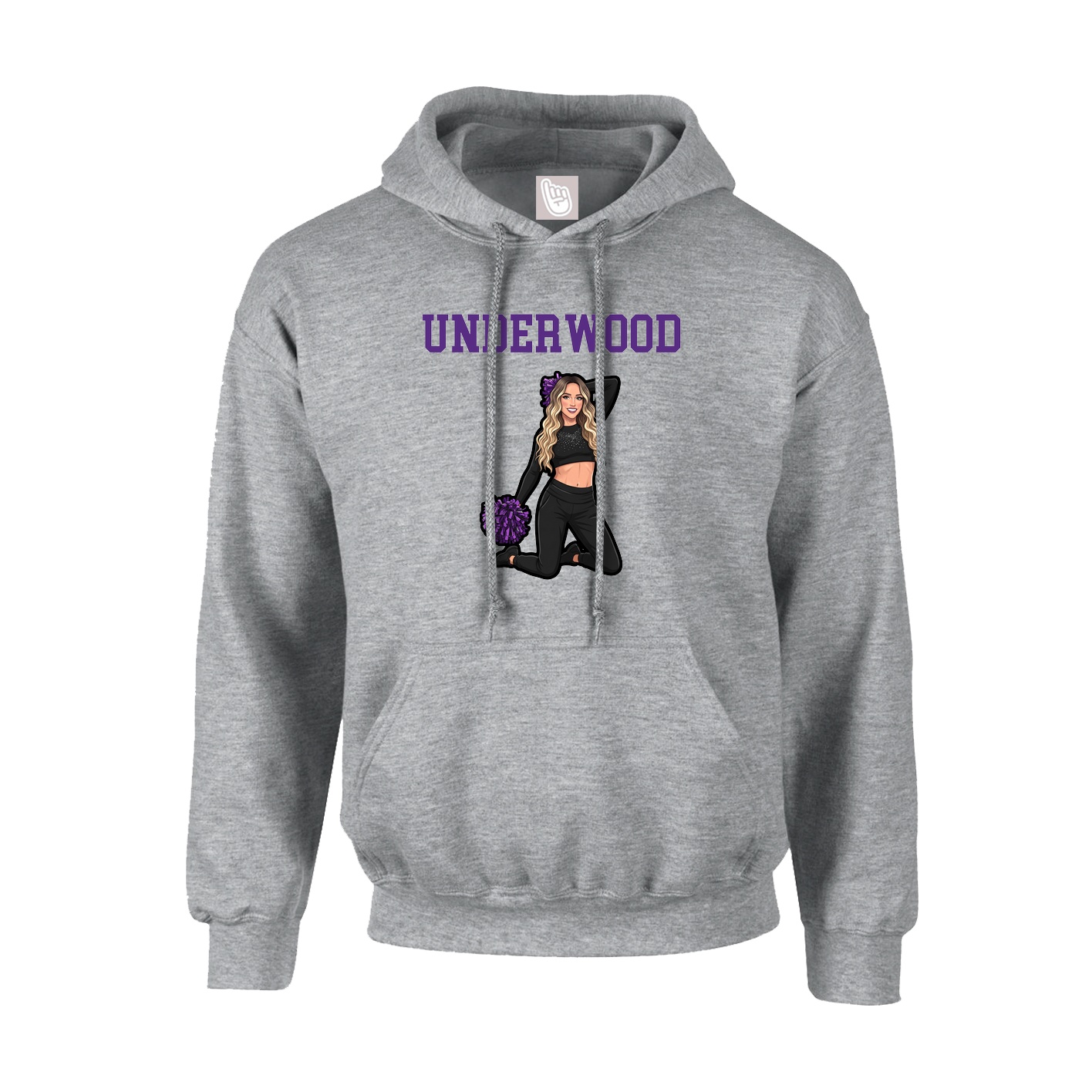 Hoodie — Shirsey in Grey